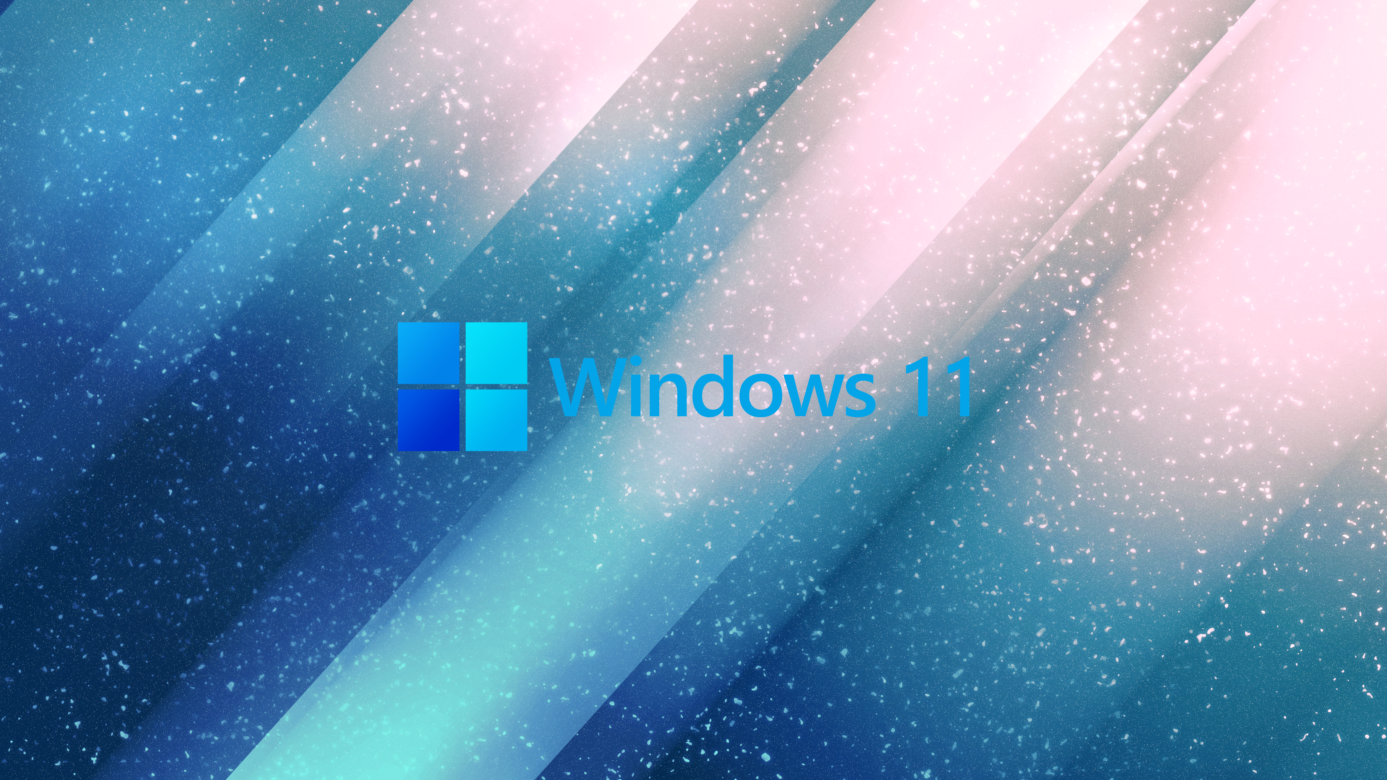 Windows 11 Digital Art with Blue Abstract Design HD Wallpaper