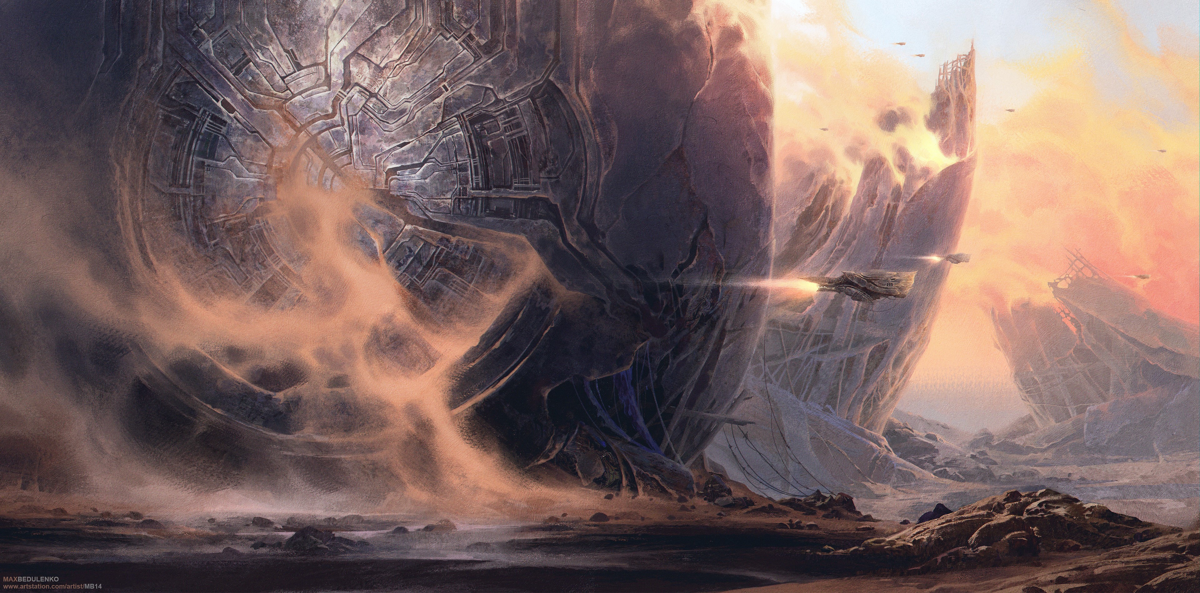 4K, digital art, fantasy art, Max Bedulenko HD Wallpaper