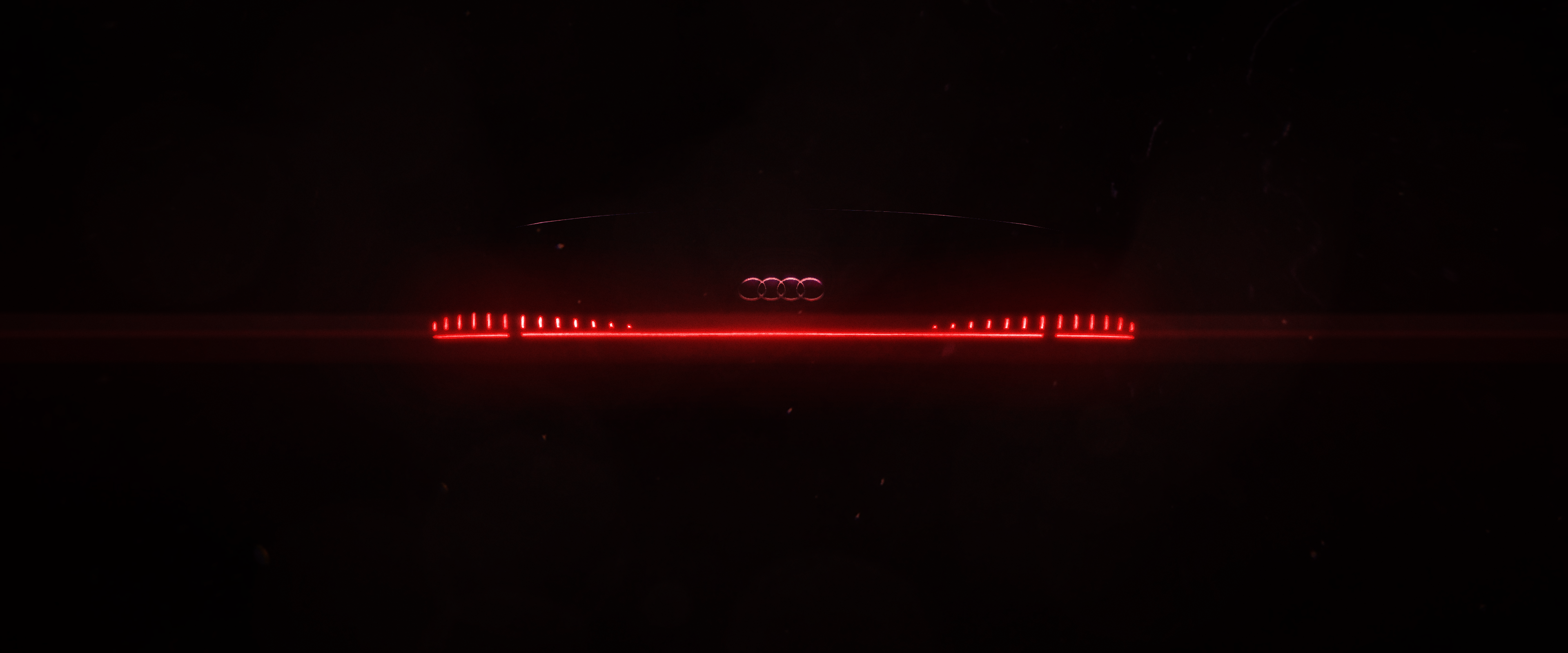 4K, car, backlight, black background, video games, Audi, vehicle, simple background HD Wallpaper