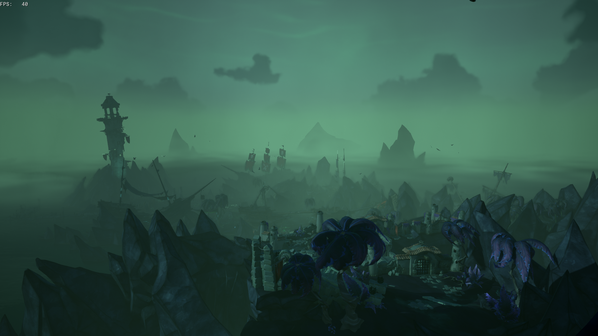 Sea of Thieves, green, video games, PC gaming, screen shot HD Wallpaper