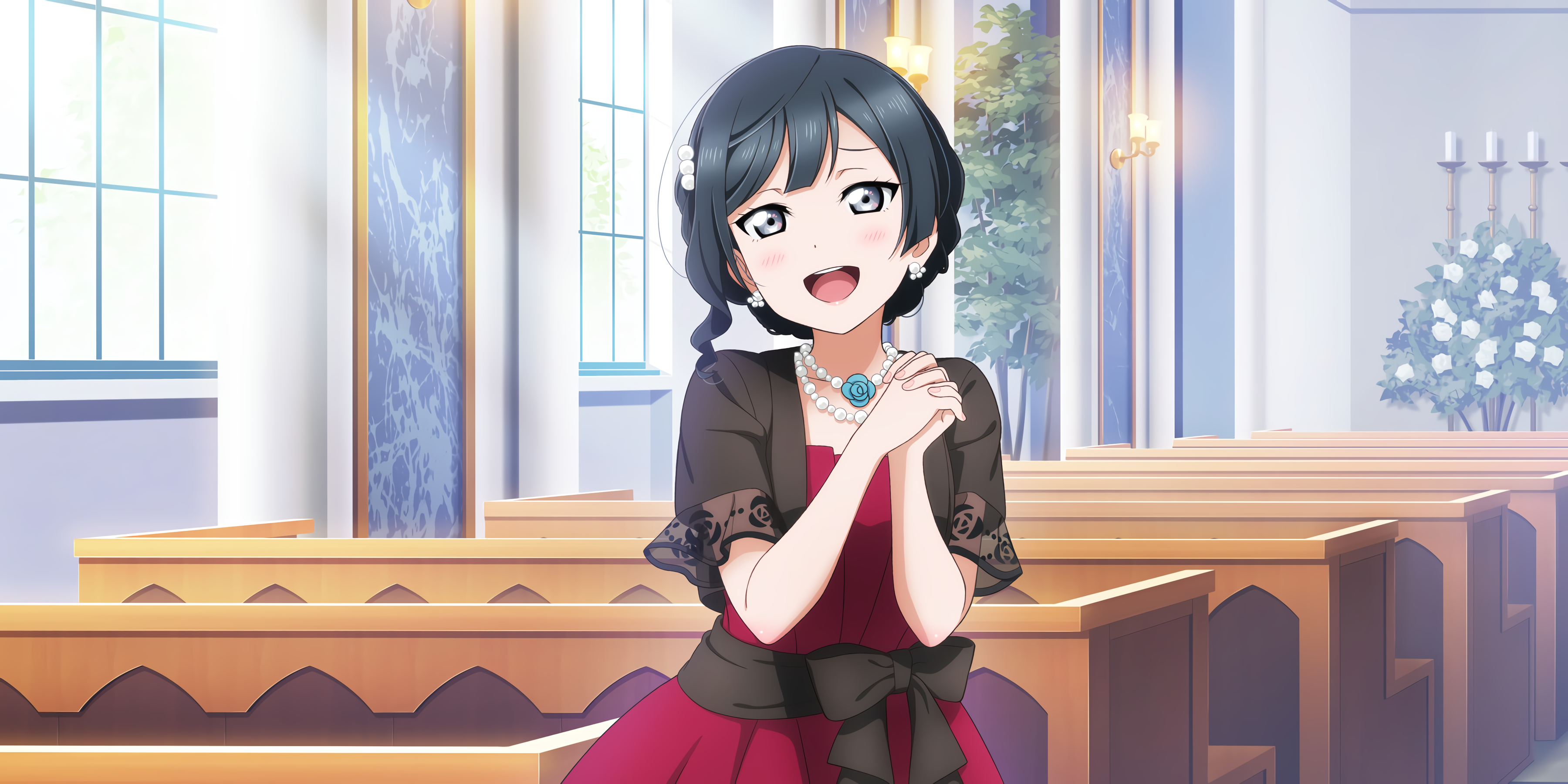 Yuki Setsuna, Love Live!, anime girls, Love Live! Sunshine, Love Live Series HD Wallpaper