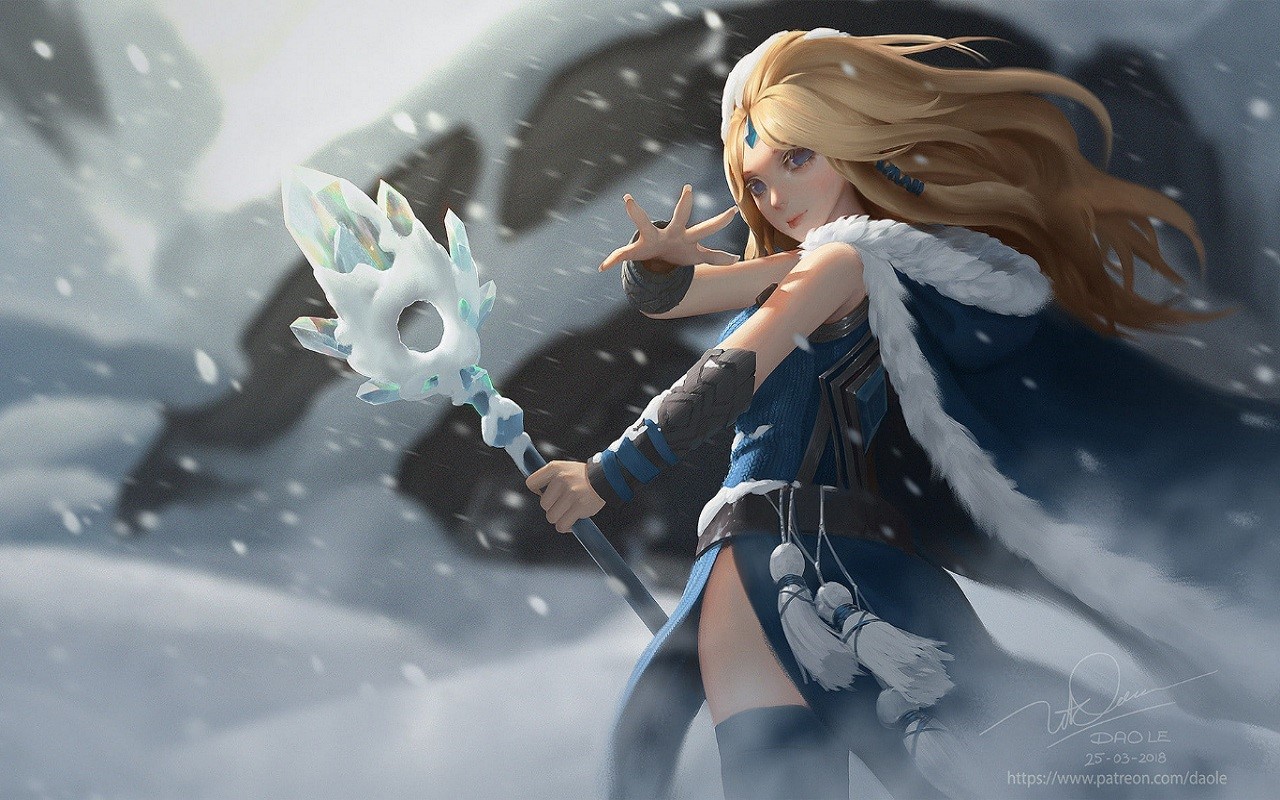 Dota, Defense of the Ancients, snow HD Wallpaper