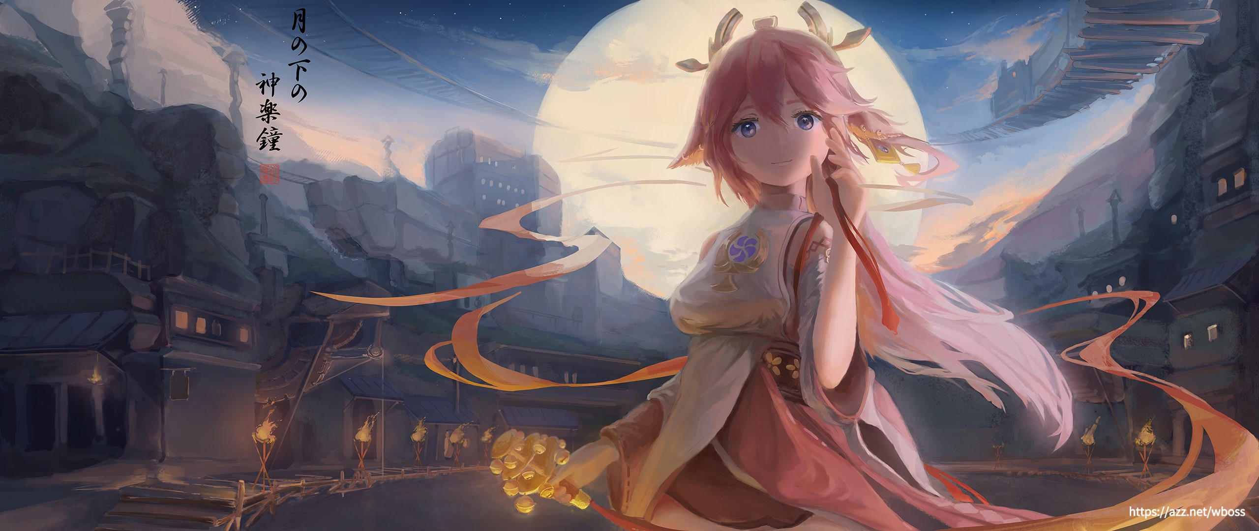 Genshin Impact, wboss, anime girls, anime HD Wallpaper