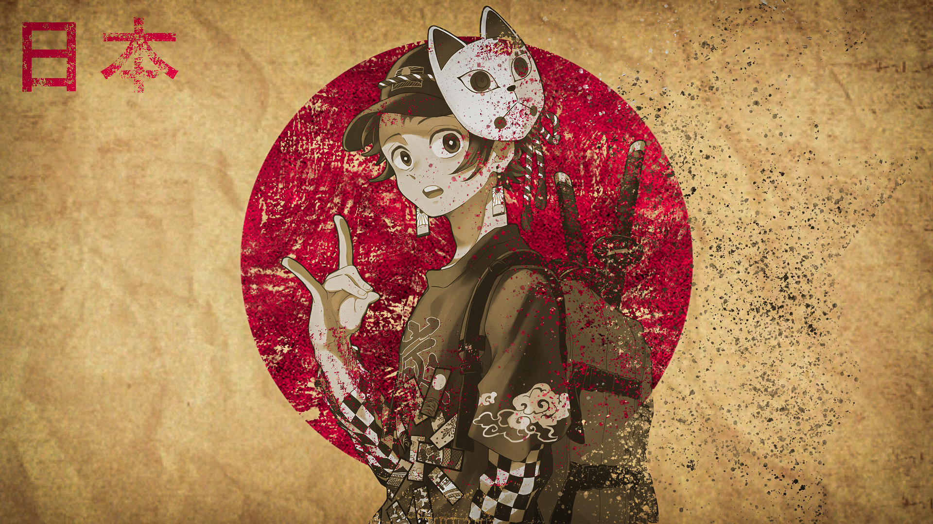 Japan, old, katana HD Wallpaper