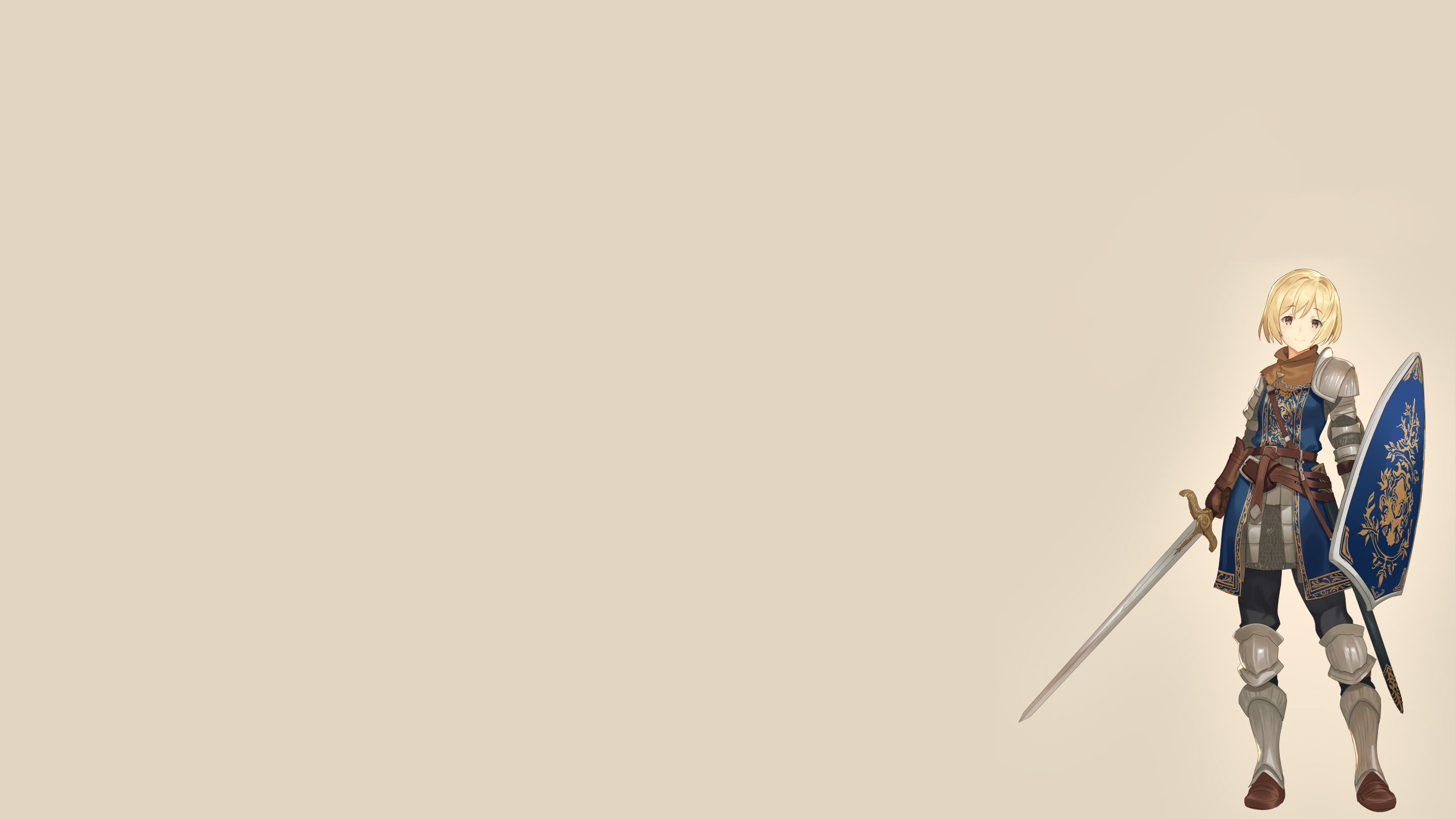 shield, Anri of Astora, Dark Souls, armor, sword, blonde, knight, Anri (dark souls) HD Wallpaper