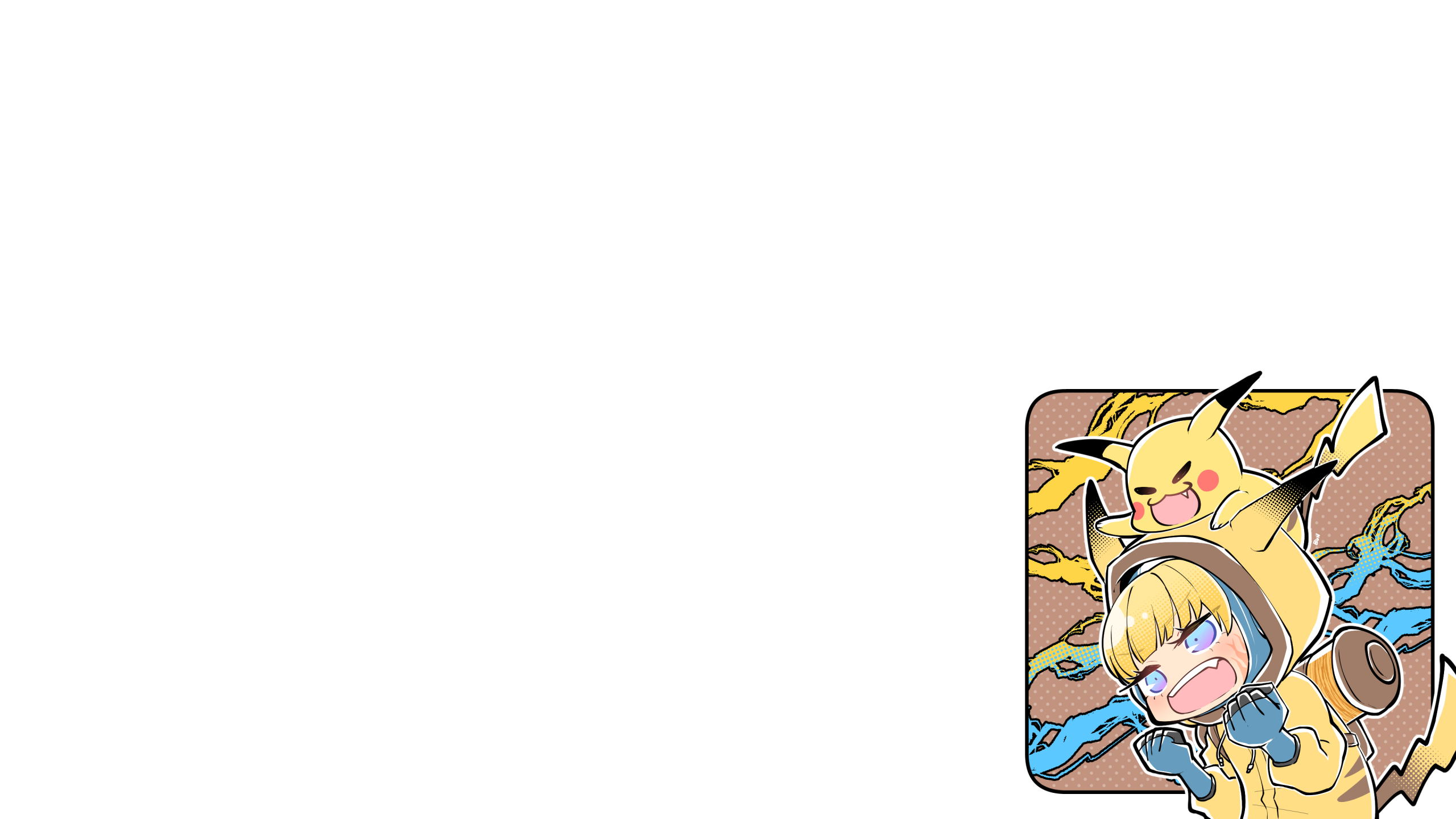 wattson(apex legends), blue eyes, Pokémon, Pikachu, blonde, Bungaw, Apex Legends HD Wallpaper