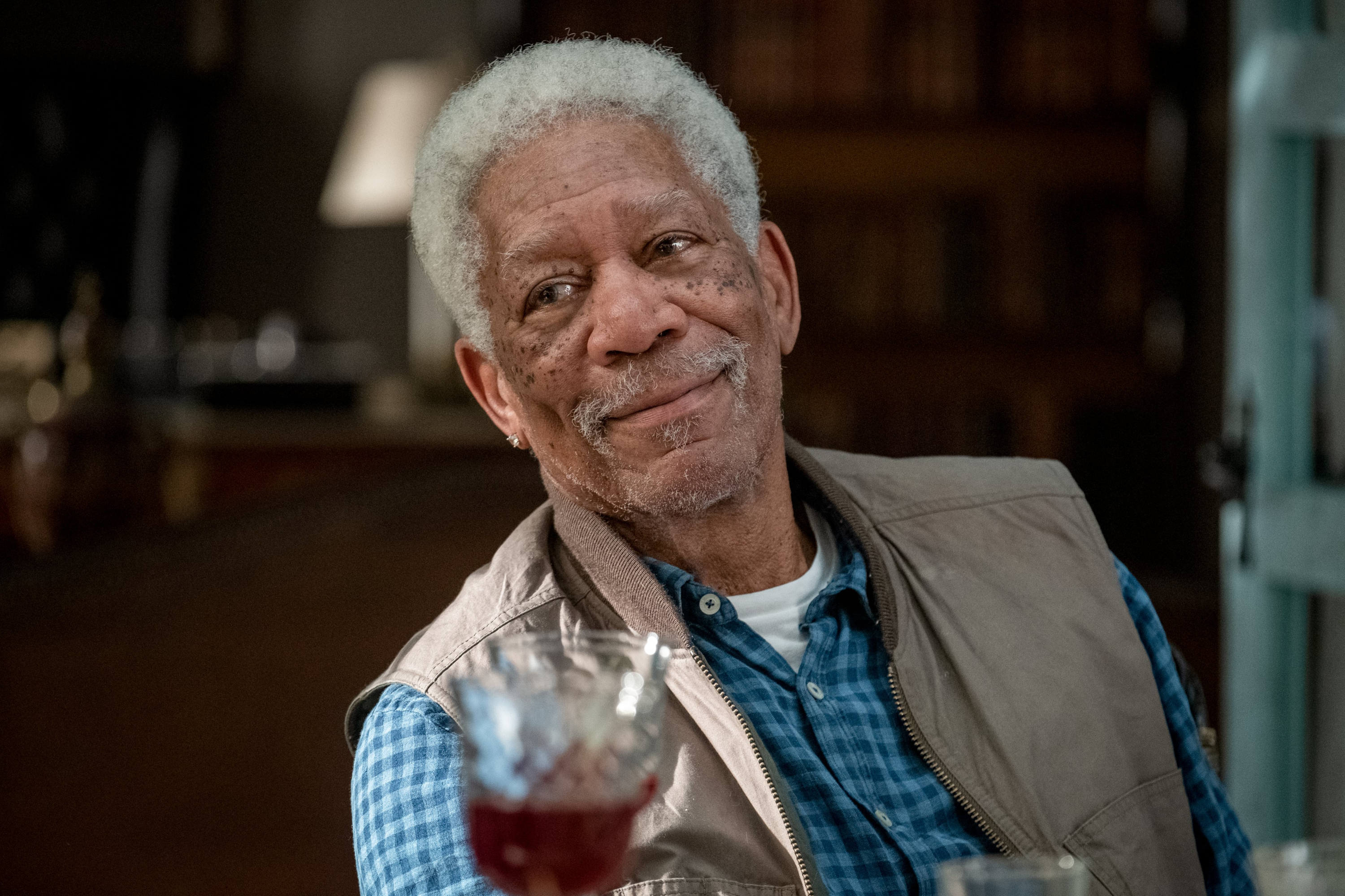 Morgan Freeman in The Hitman's Wife's Bodyguard HD Wallpaper