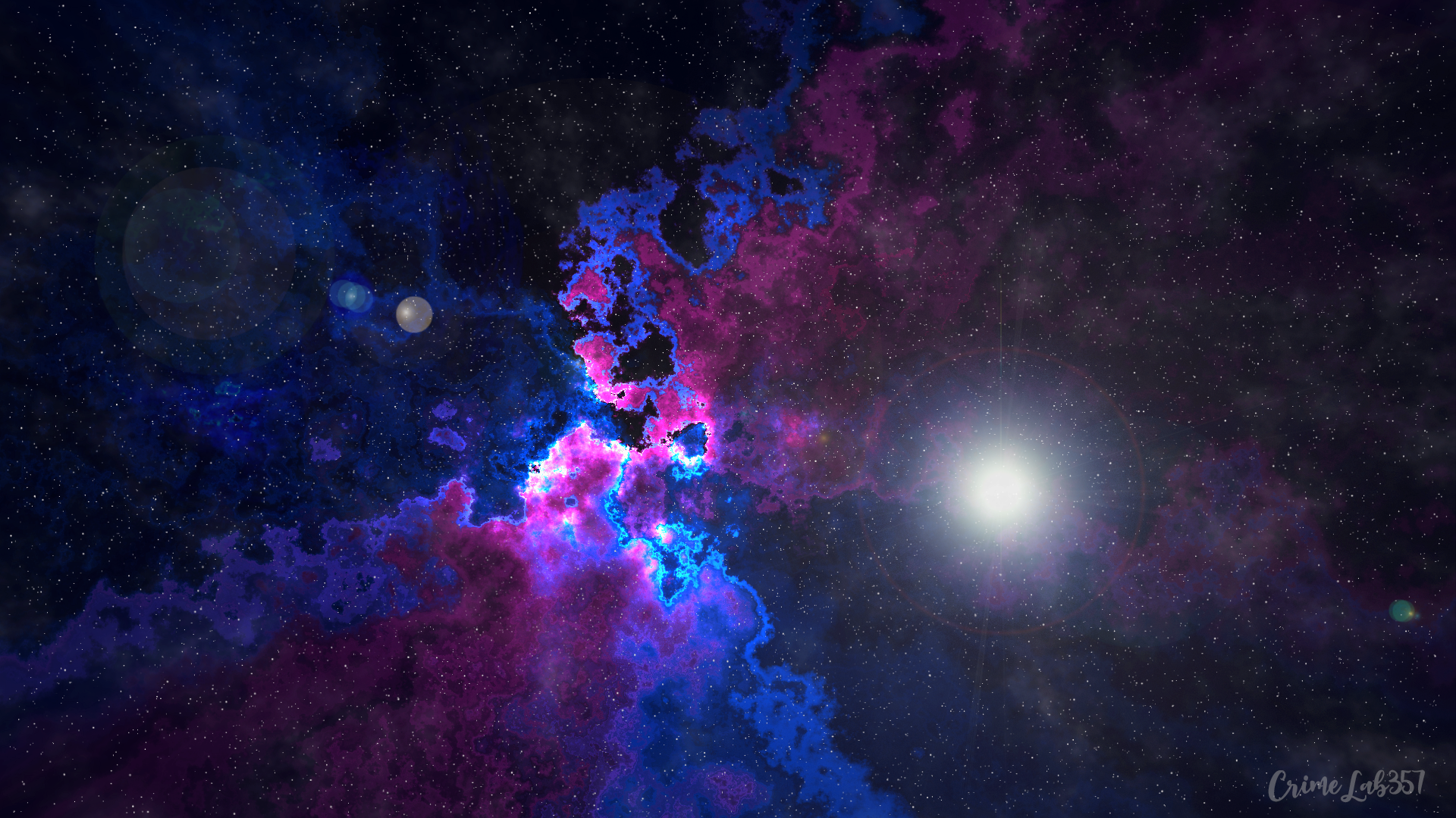 space, watermarked, nebula HD Wallpaper