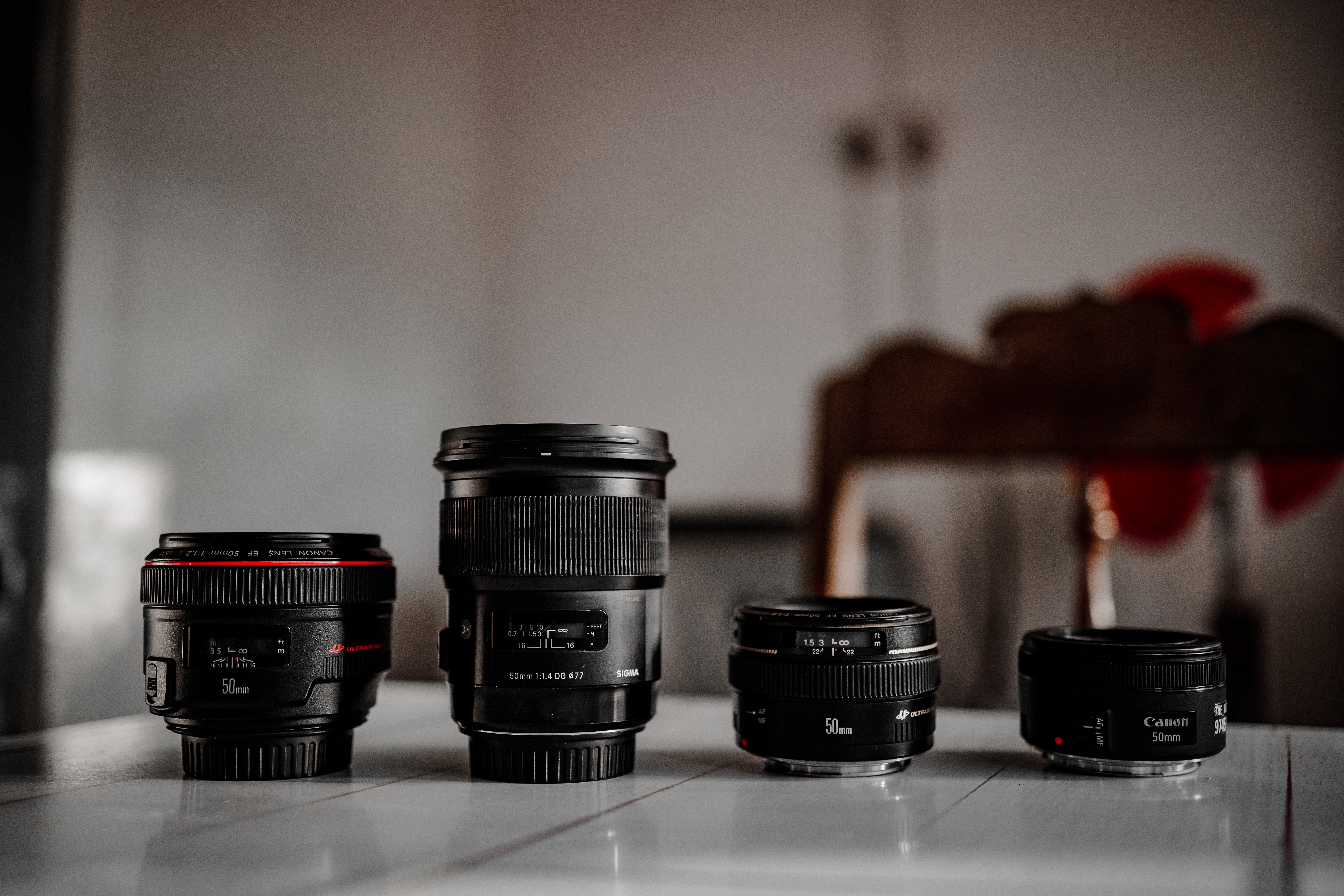 4K, 50mm, Canon, lens HD Wallpaper