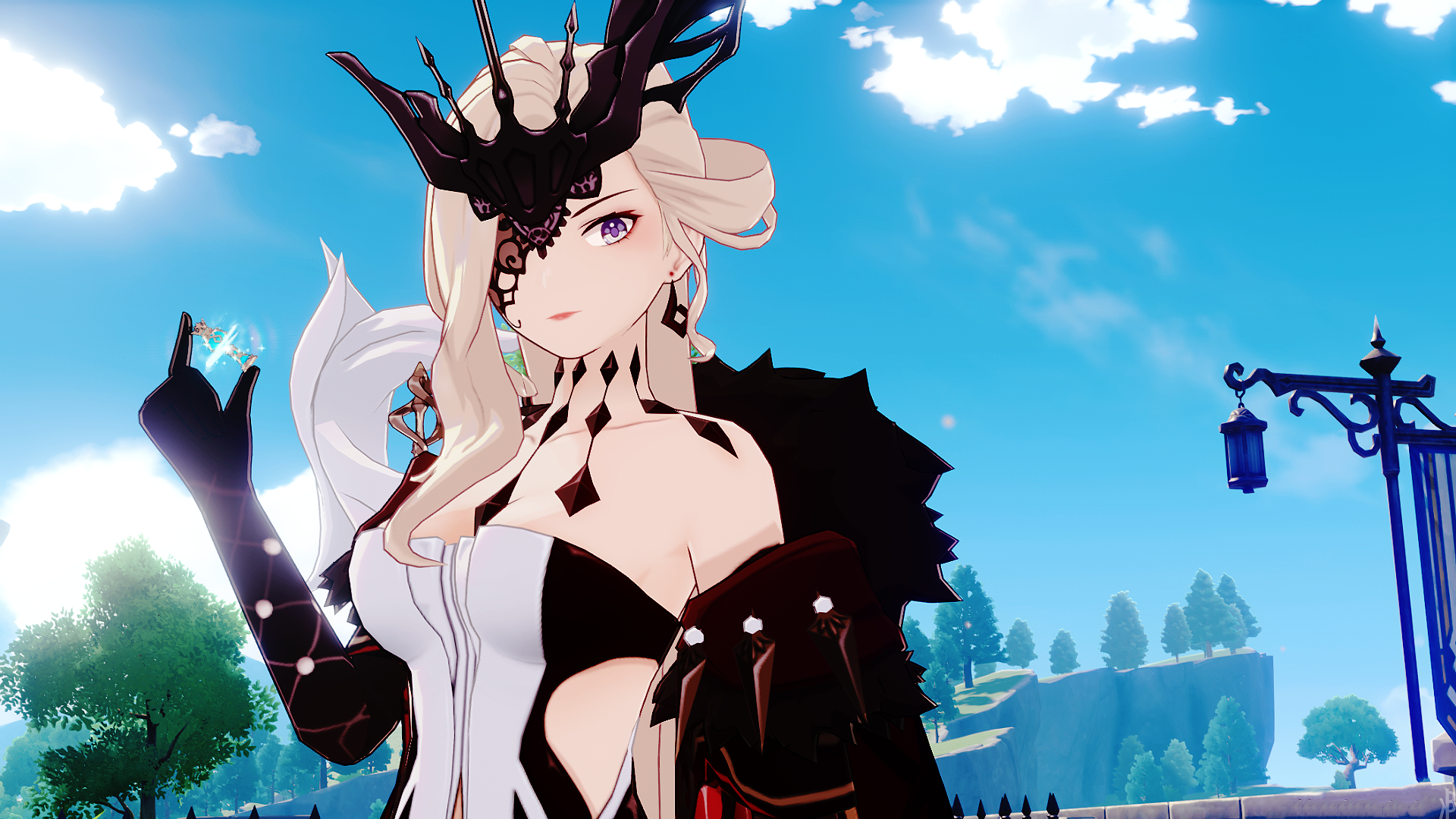 video games, La Signora(Genshin Impact), Genshin Impact, Signora (Genshin Impact), Genshin HD Wallpaper