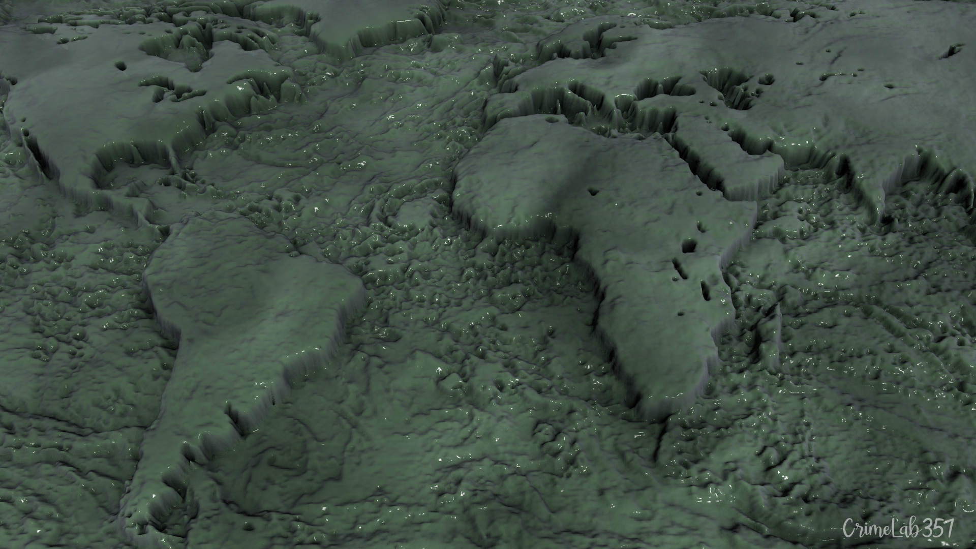 3D graphics, watermarked, world map HD Wallpaper