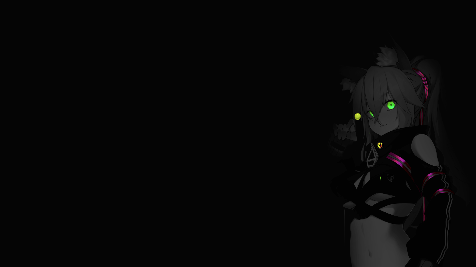selective coloring, anime girls, anime HD Wallpaper
