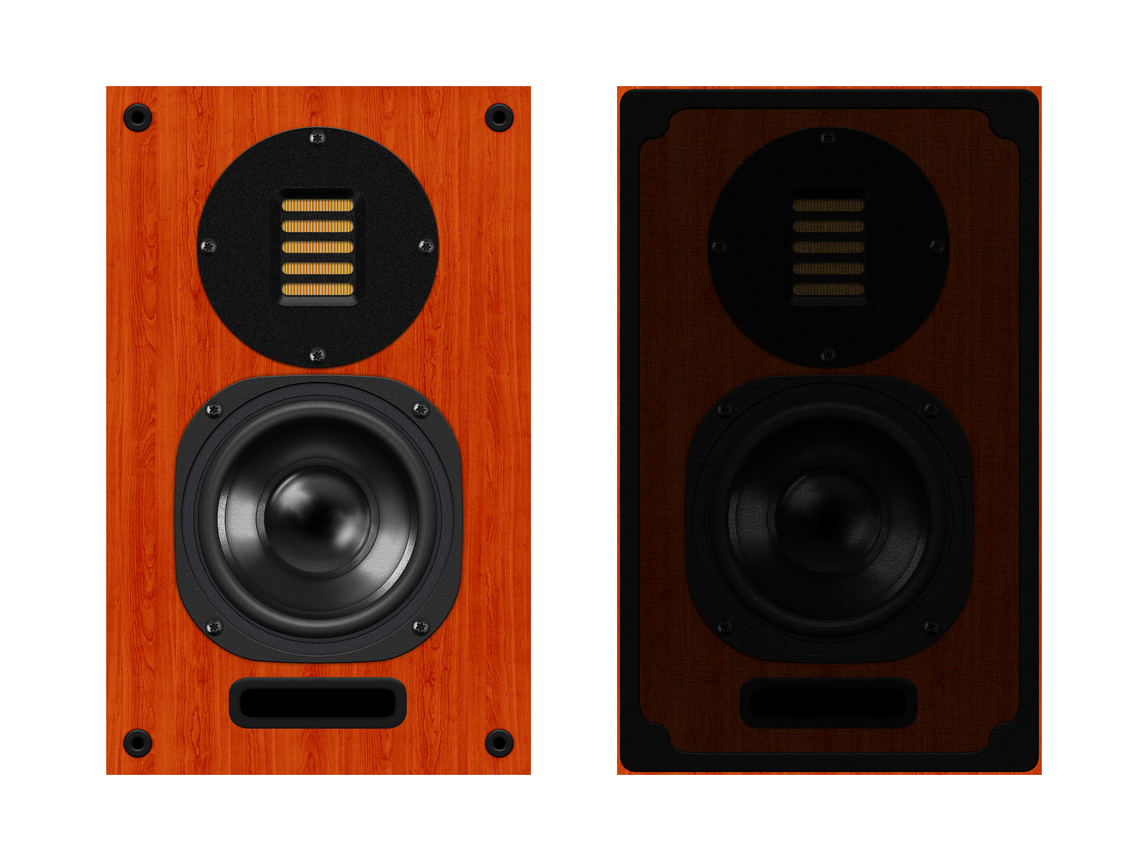4K, audio-technica, white background, speakers, simple background, rendering HD Wallpaper