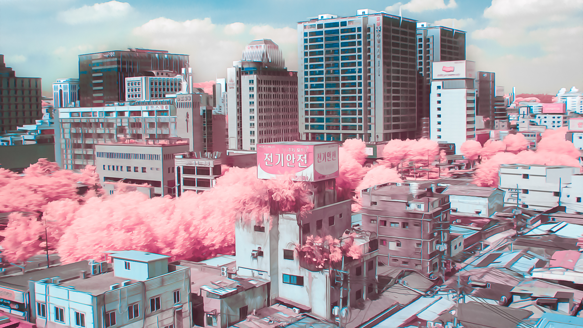 cityscape, Asia, artwork, urban HD Wallpaper