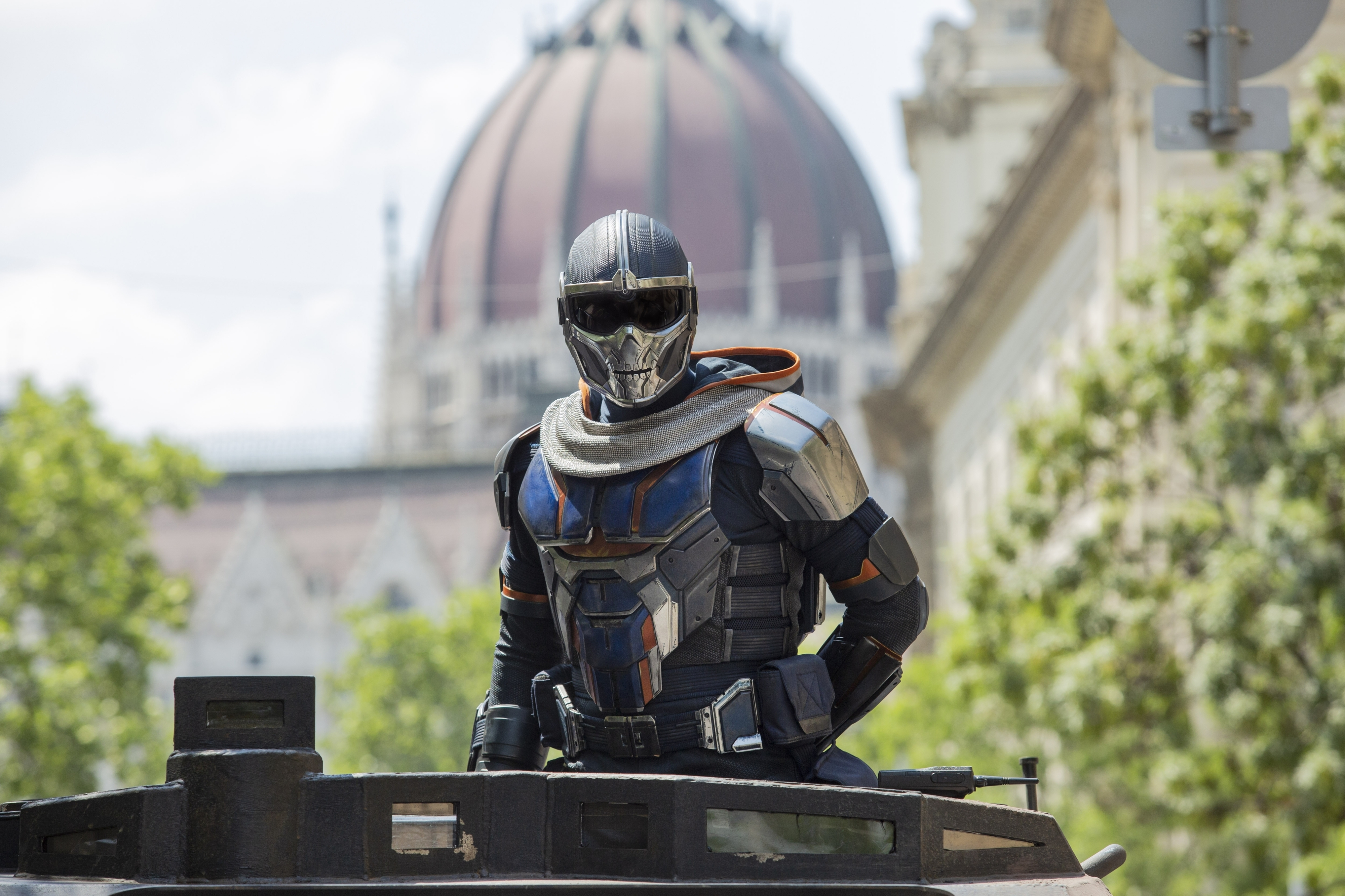 Taskmaster in Black Widow Movie HD Wallpaper