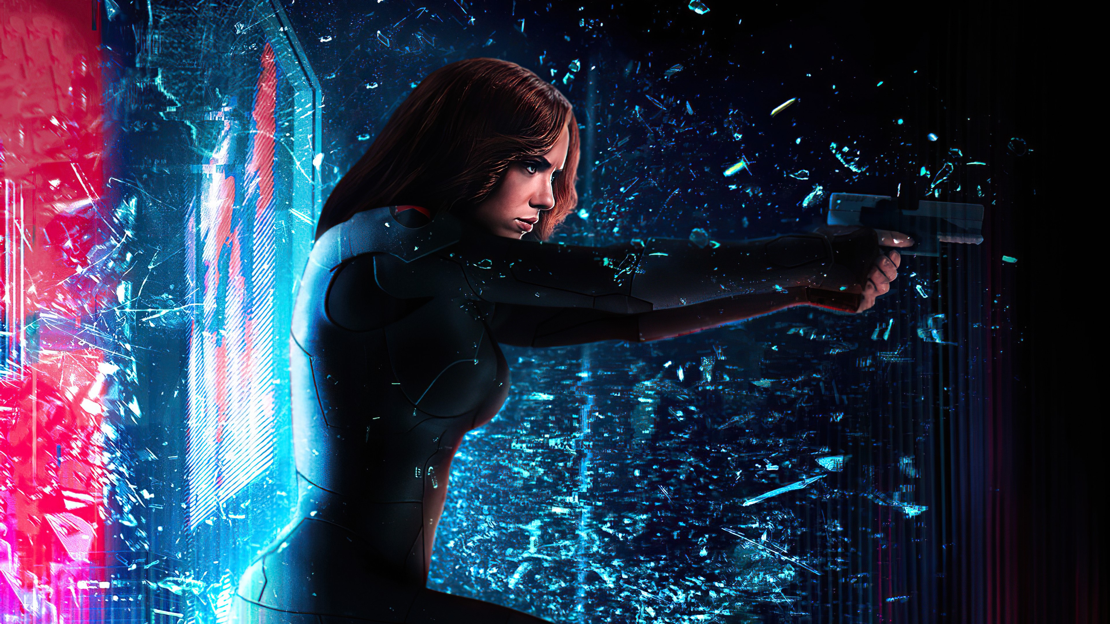 4K, Mizuri AU, Marvel Comics, Marvel Cinematic Universe, Black Widow HD Wallpaper