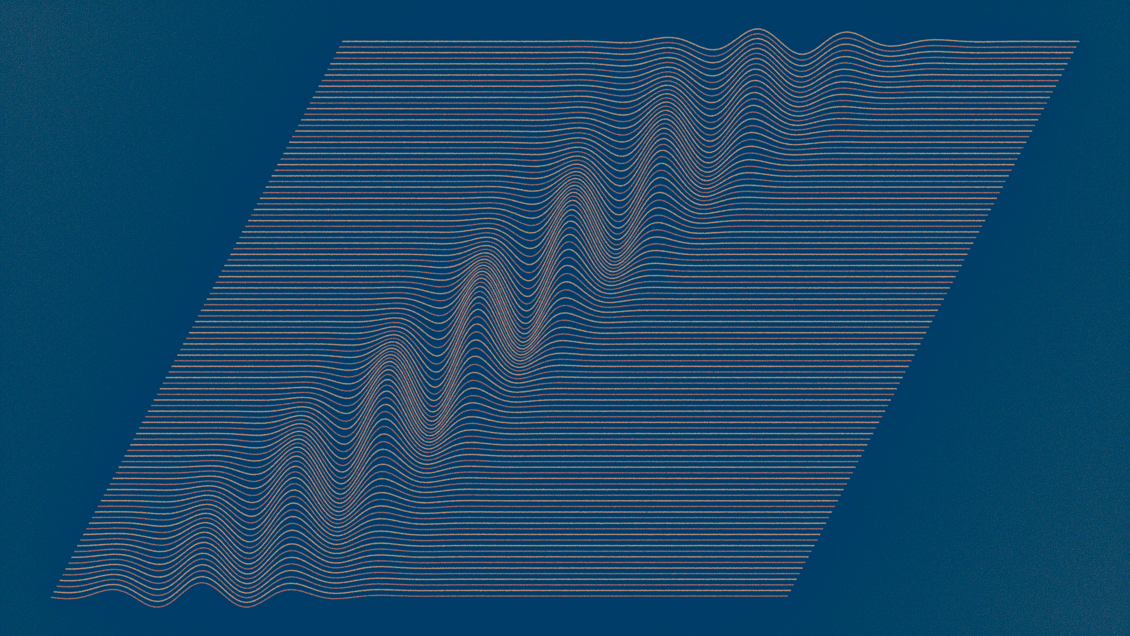 4K, colorful, minimalism, waveforms, mathematics, geometry, abstract HD Wallpaper