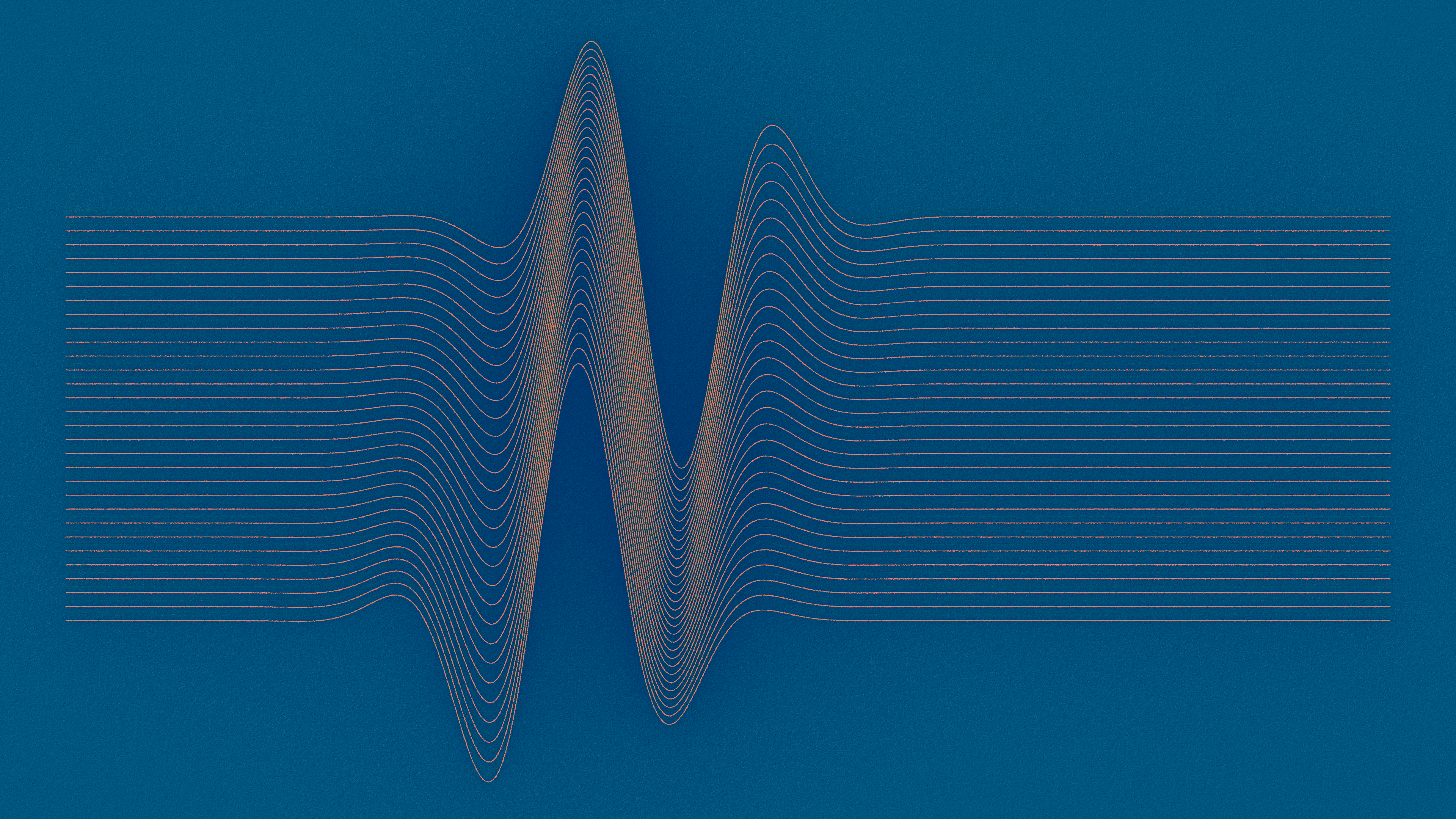 4K, geometry, colorful, abstract, minimalism, waves, mathematics HD Wallpaper