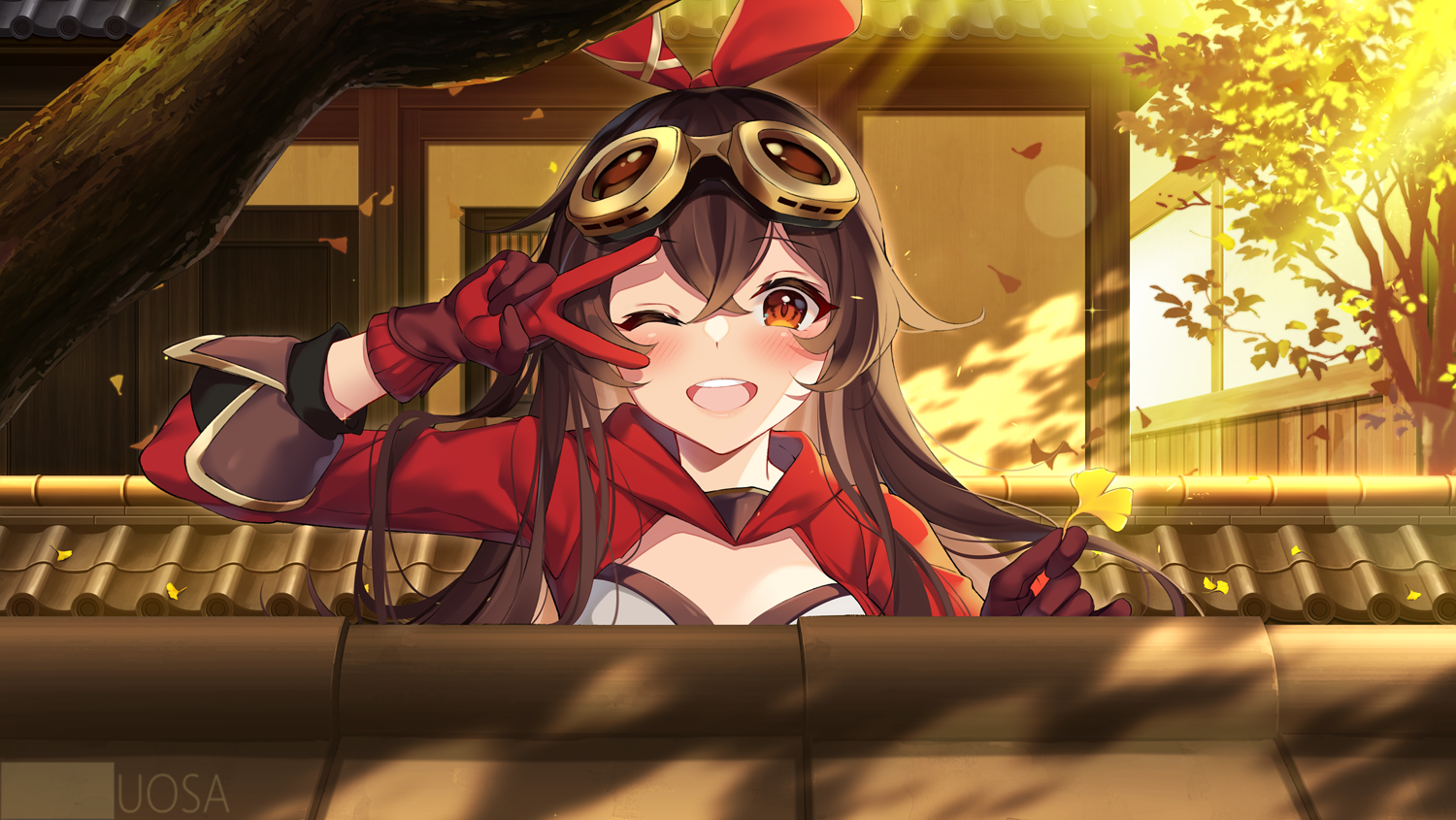 Genshin Impact, Amber (Genshin Impact), anime girls HD Wallpaper