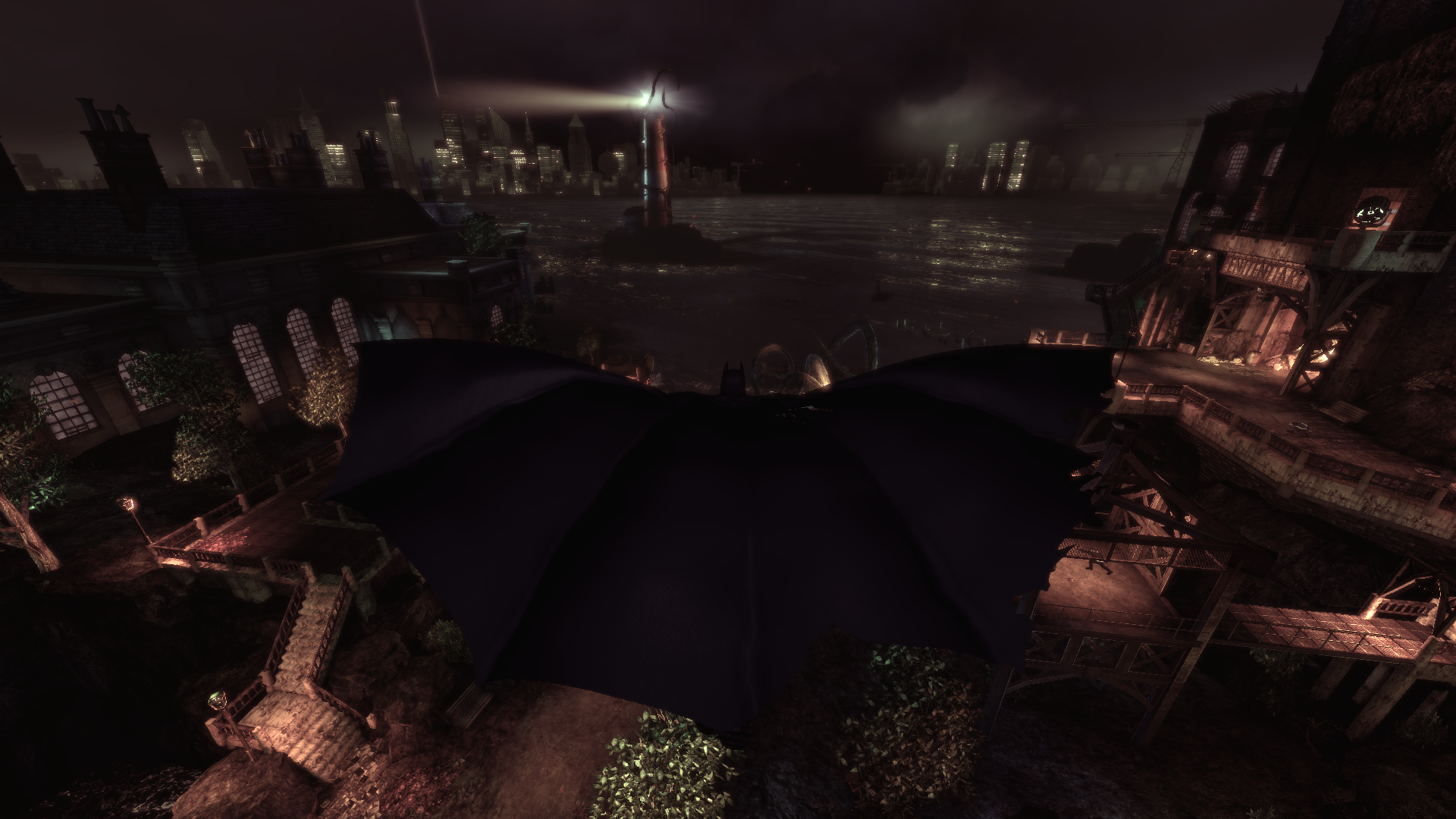 screen shot, Batman: Arkham Asylum, PC gaming, video games, Batman HD Wallpaper