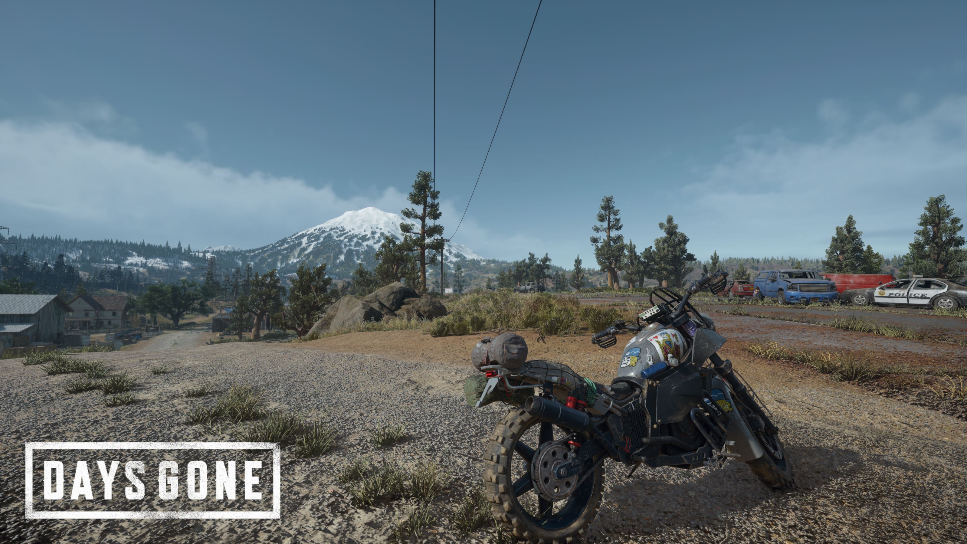 video games, screen shot, Days Gone, motorcycle HD Wallpaper
