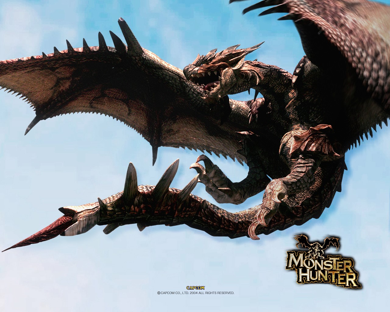 Game CG, 2004 (Year), video games, creature, Monster Hunter HD Wallpaper