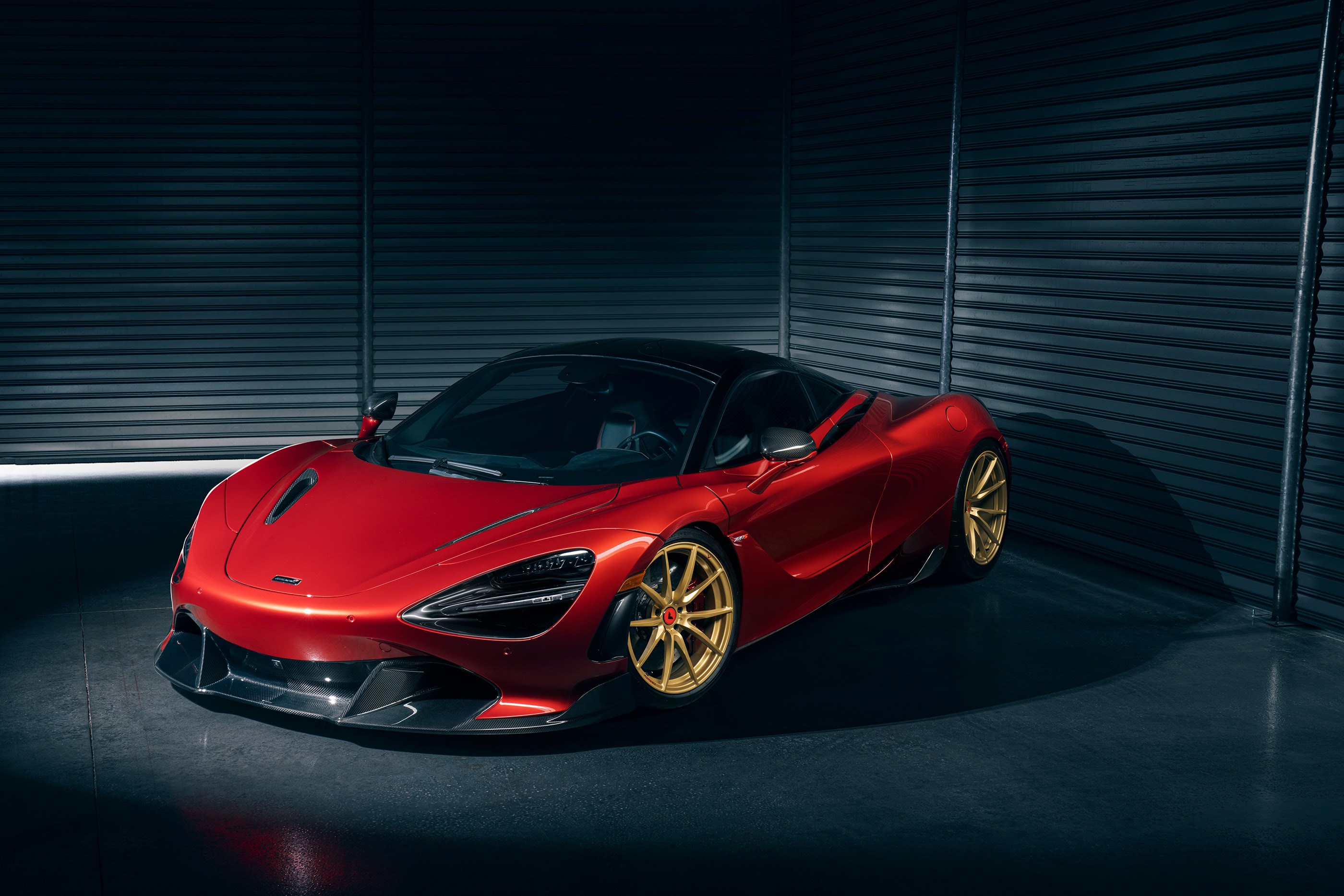 Vorsteiner, car, McLaren 720S, luxury cars, red, McLaren, vehicle HD Wallpaper