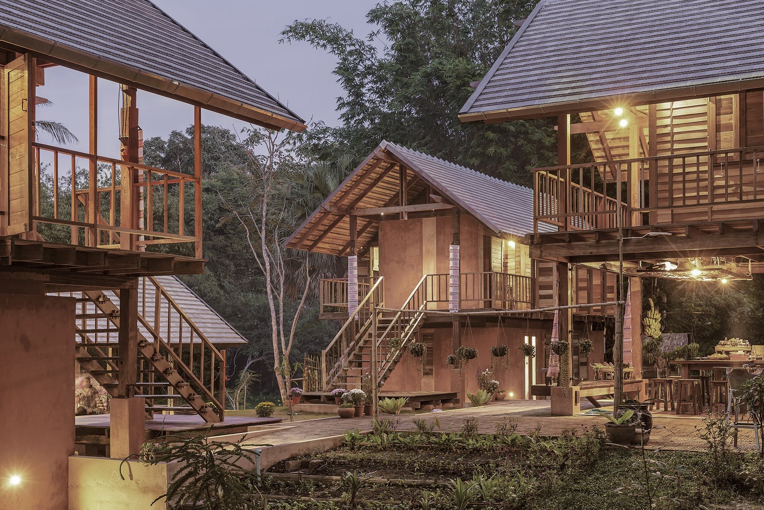 house, architecture, wood house HD Wallpaper