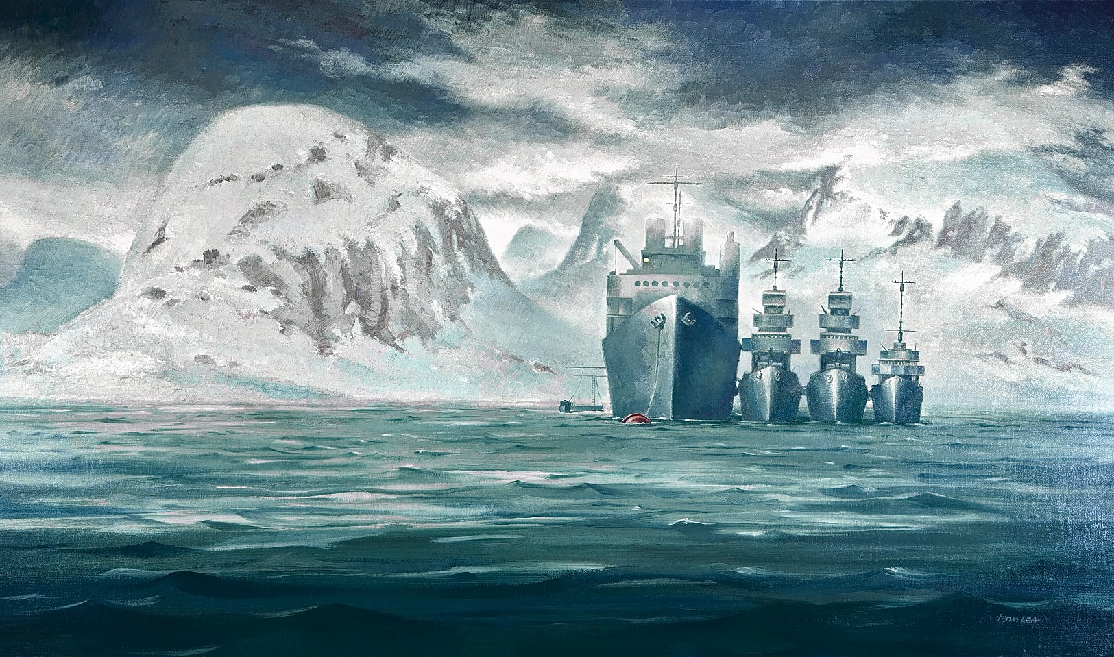 ice, ship, artwork HD Wallpaper