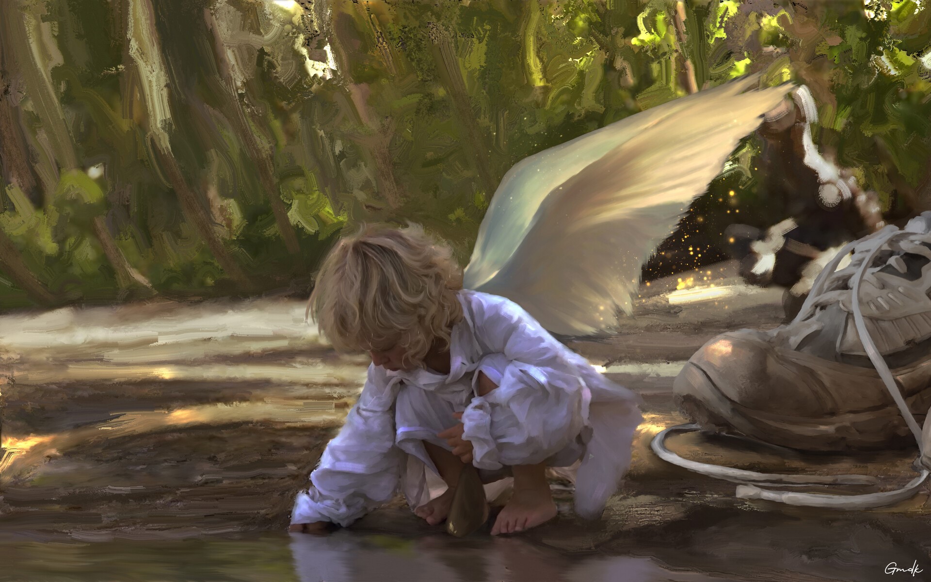Gmdk, drawing, digital art, artwork HD Wallpaper