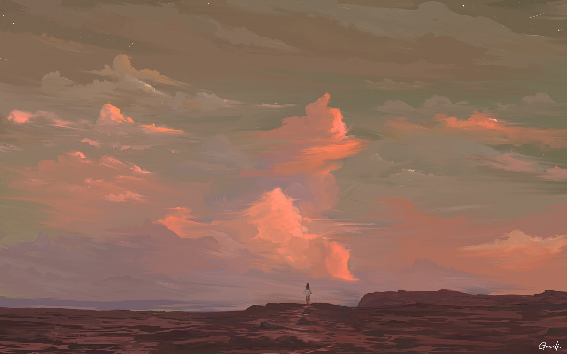 digital art, drawing, artwork, Gmdk HD Wallpaper