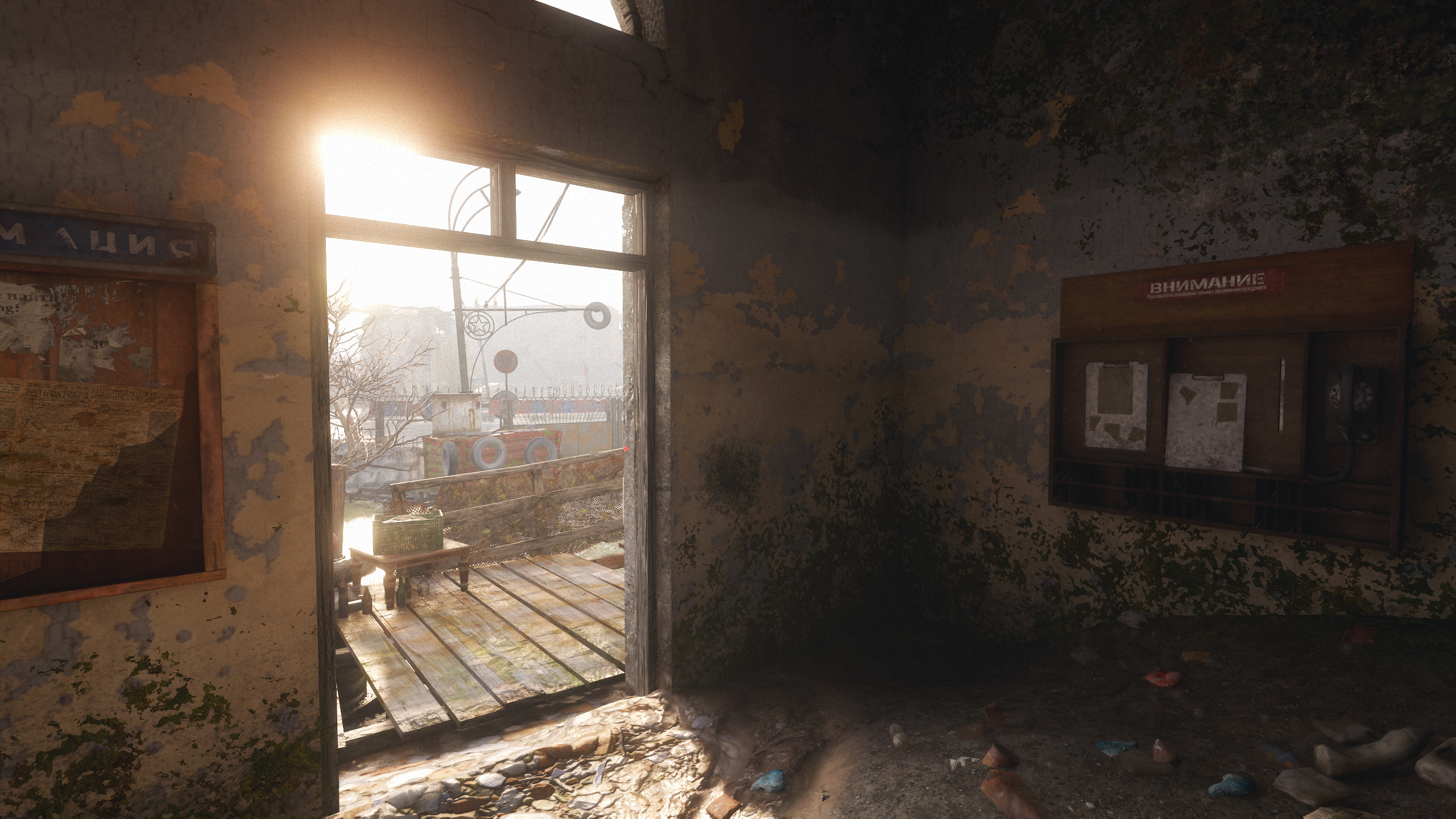 indoors, post apocalypse, Metro Exodus, Metro Exodus Enhanced Edition HD Wallpaper