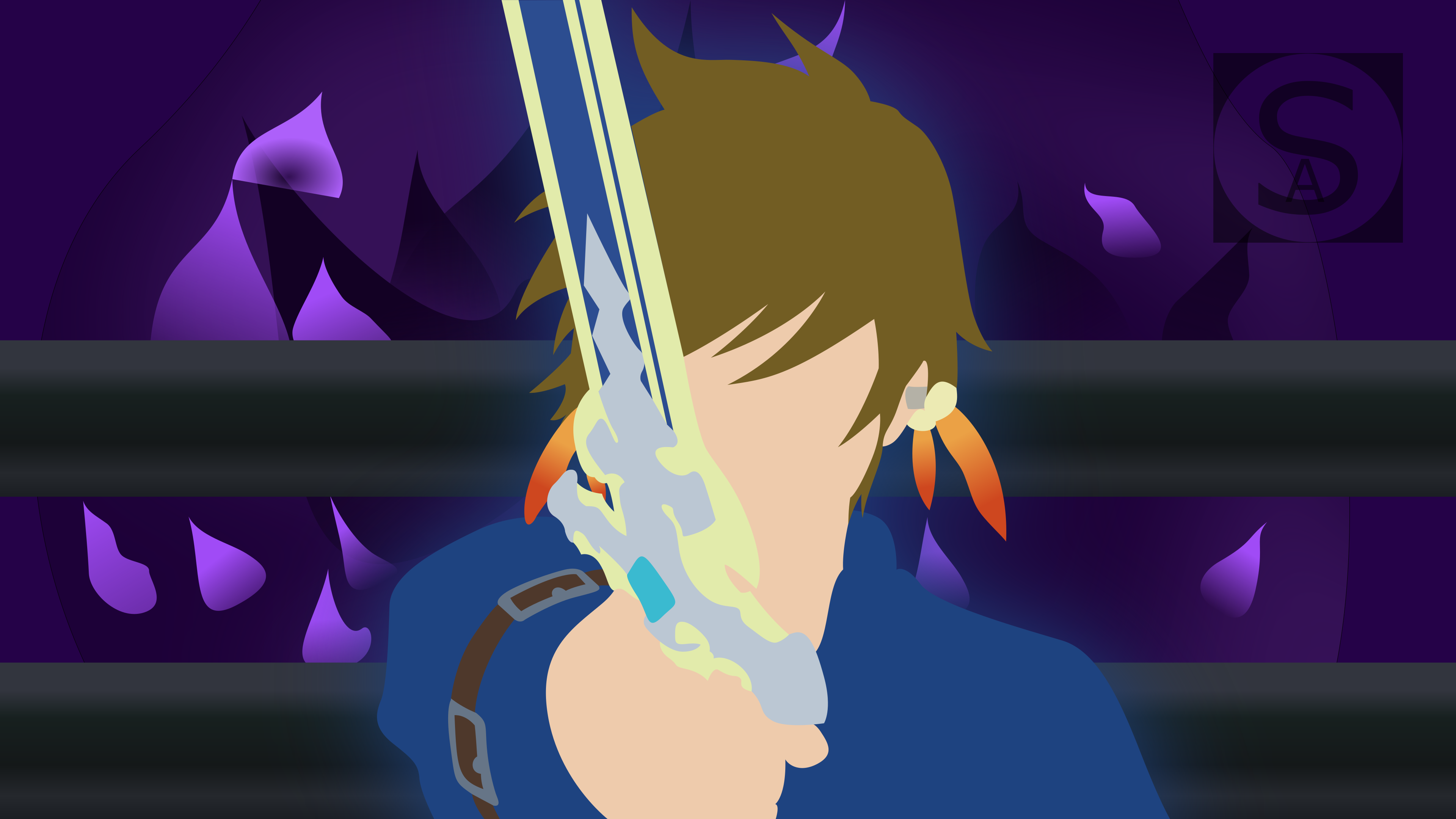 4K, Tales of Zestiria, minimalism, anime HD Wallpaper
