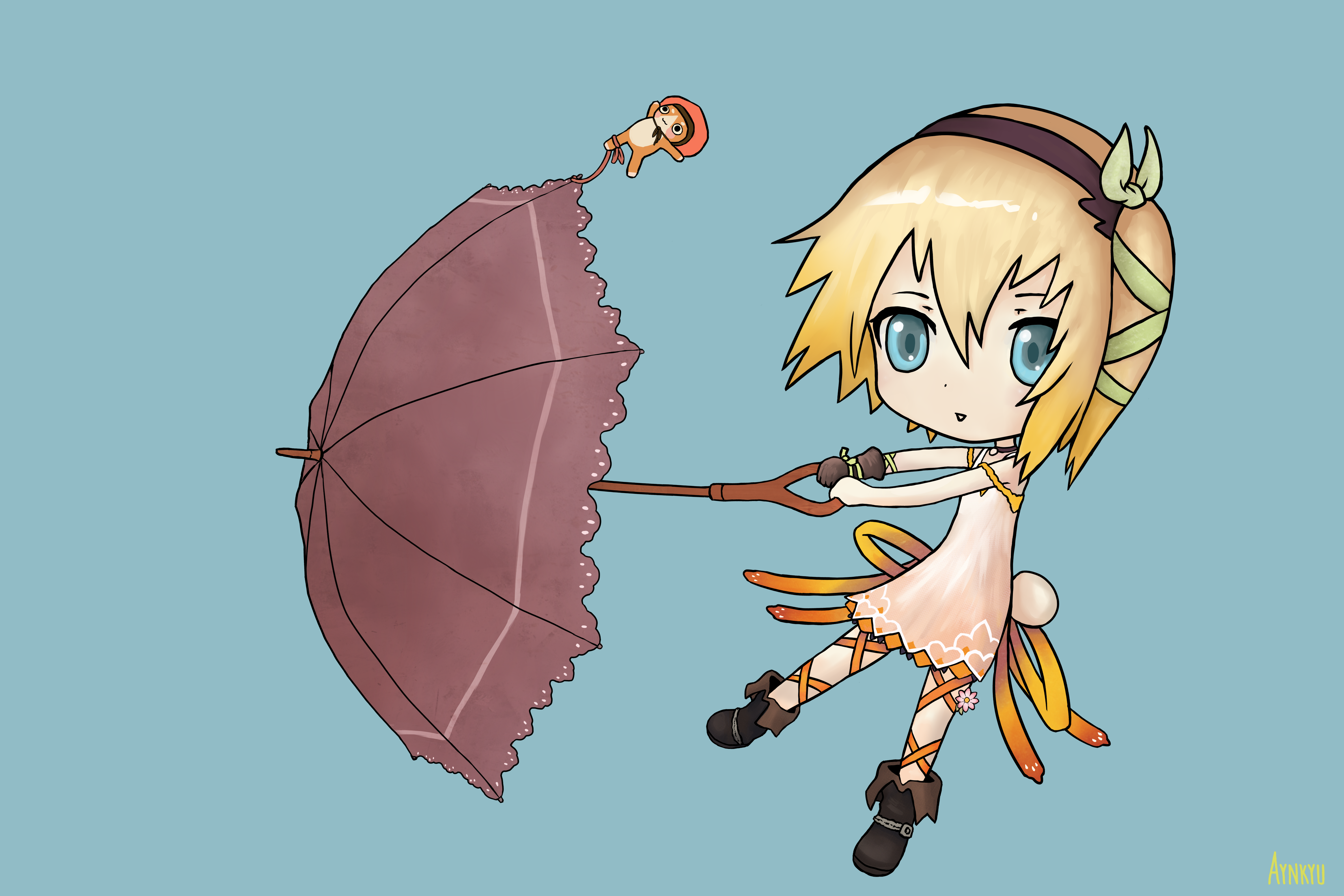 4K, chibi, Tales of Zestiria, anime HD Wallpaper