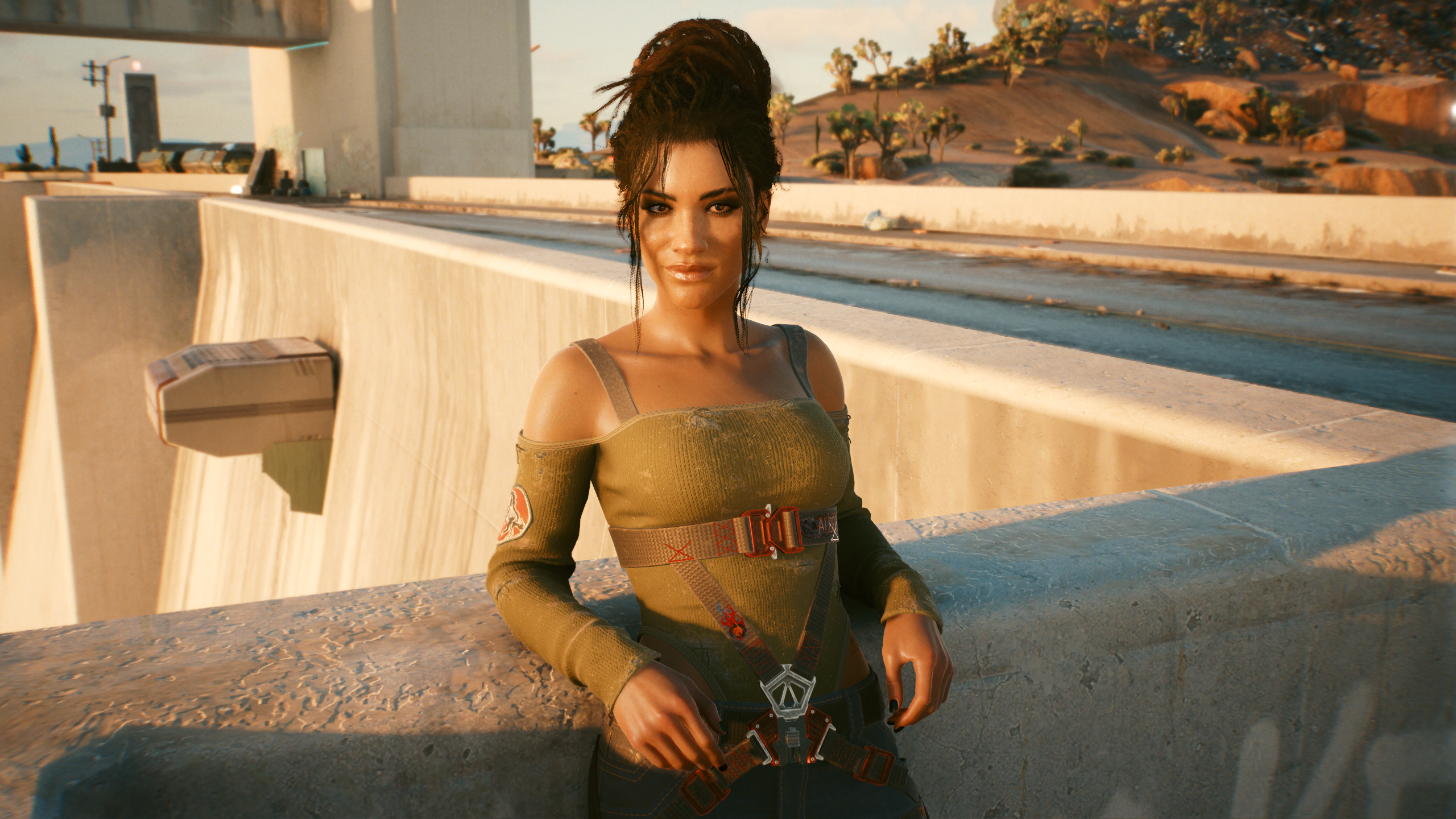 video game girls, PC gaming, Cyberpunk 2077, video games, screen shot, Panam Palmer HD Wallpaper