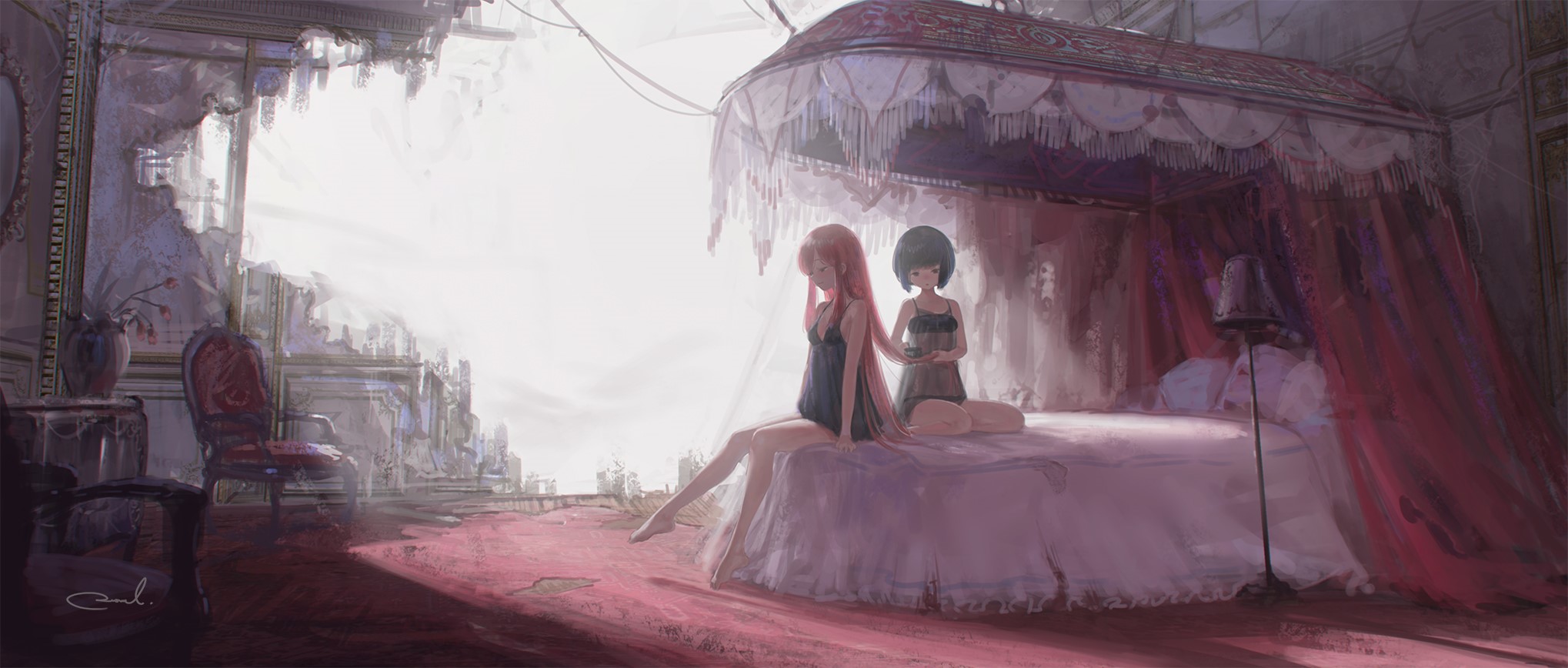 anime, Reoen, anime girls HD Wallpaper
