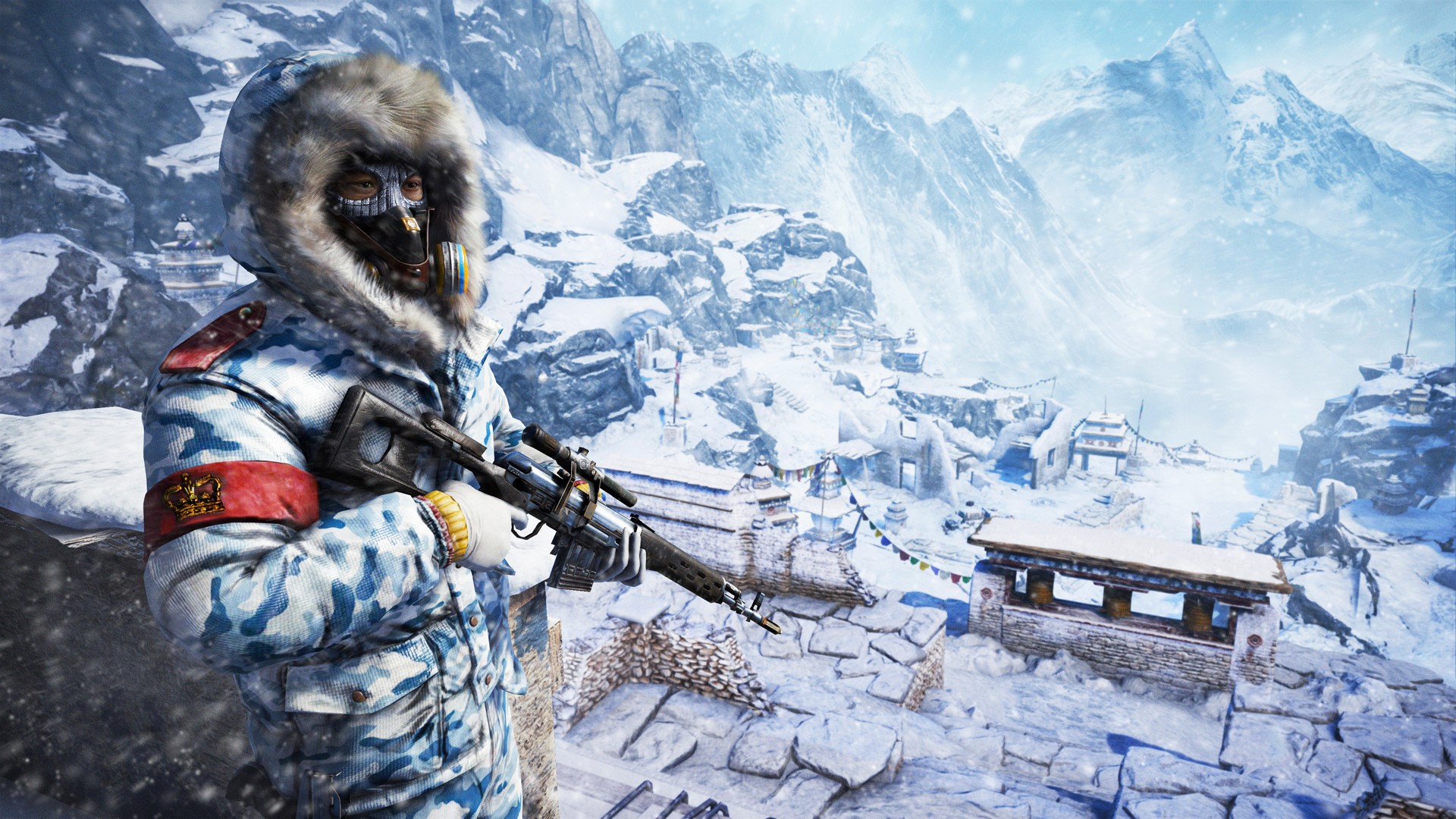 video game man, Far Cry 4, PC gaming, video games, weapon, video game art HD Wallpaper