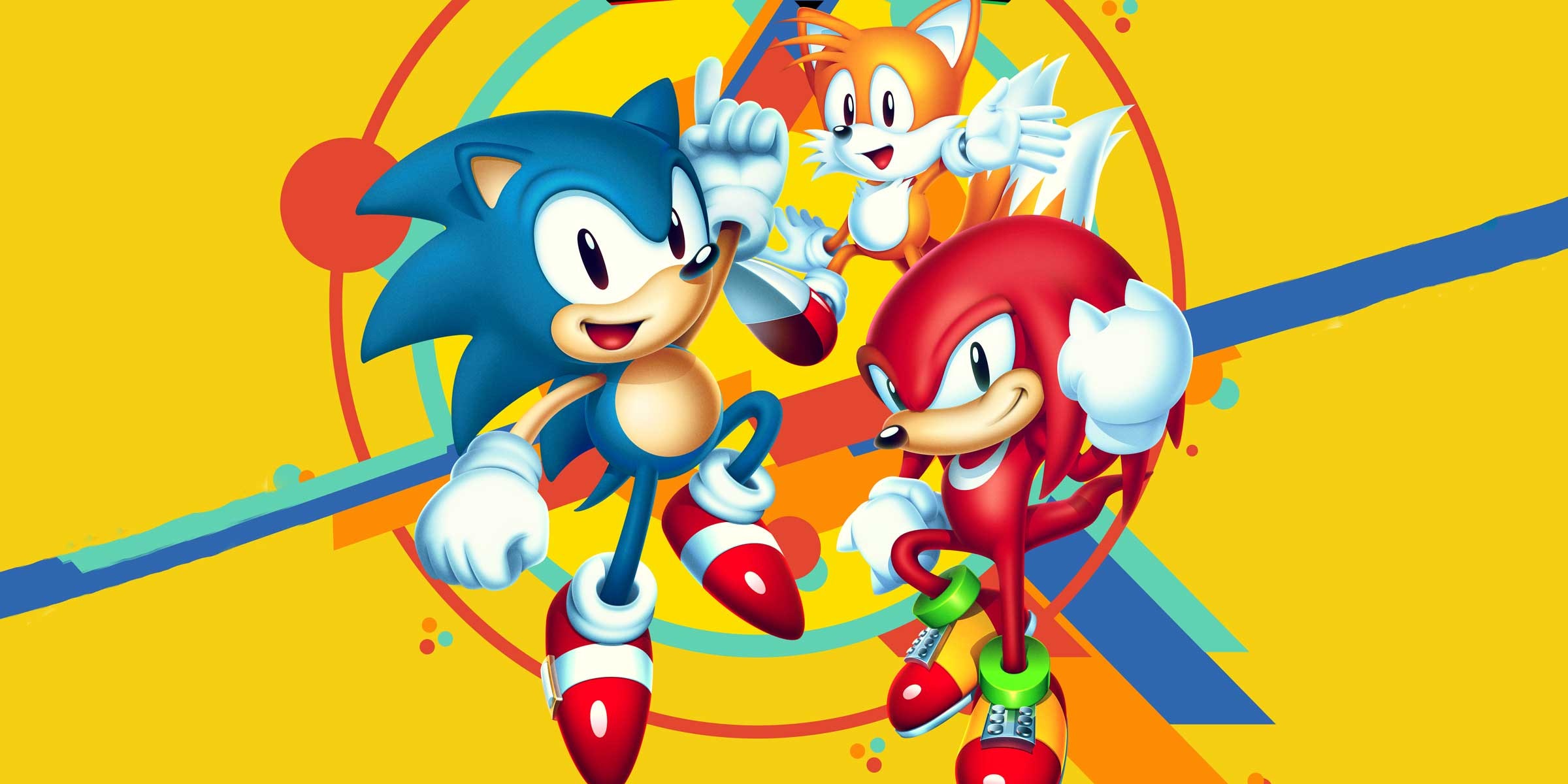 Sonic the Hedgehog, Tails, and Knuckles in Sonic Mania HD Wallpaper