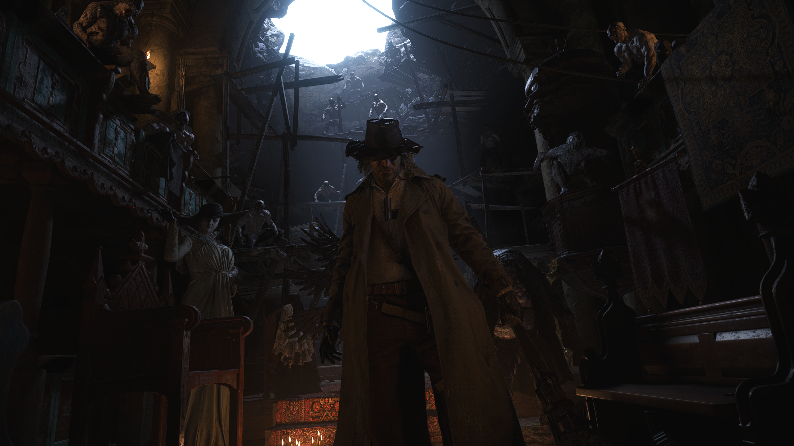 Resident Evil, Resident Evil 8: Village, video games, screen shot HD Wallpaper