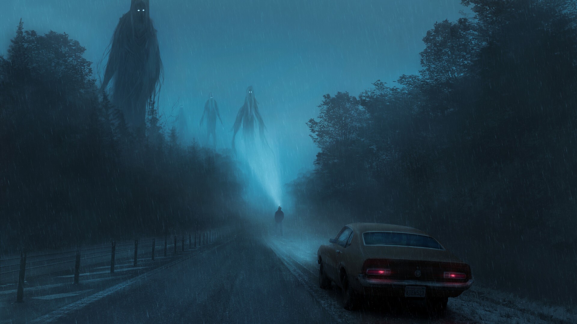 car, fantasy art, artwork HD Wallpaper