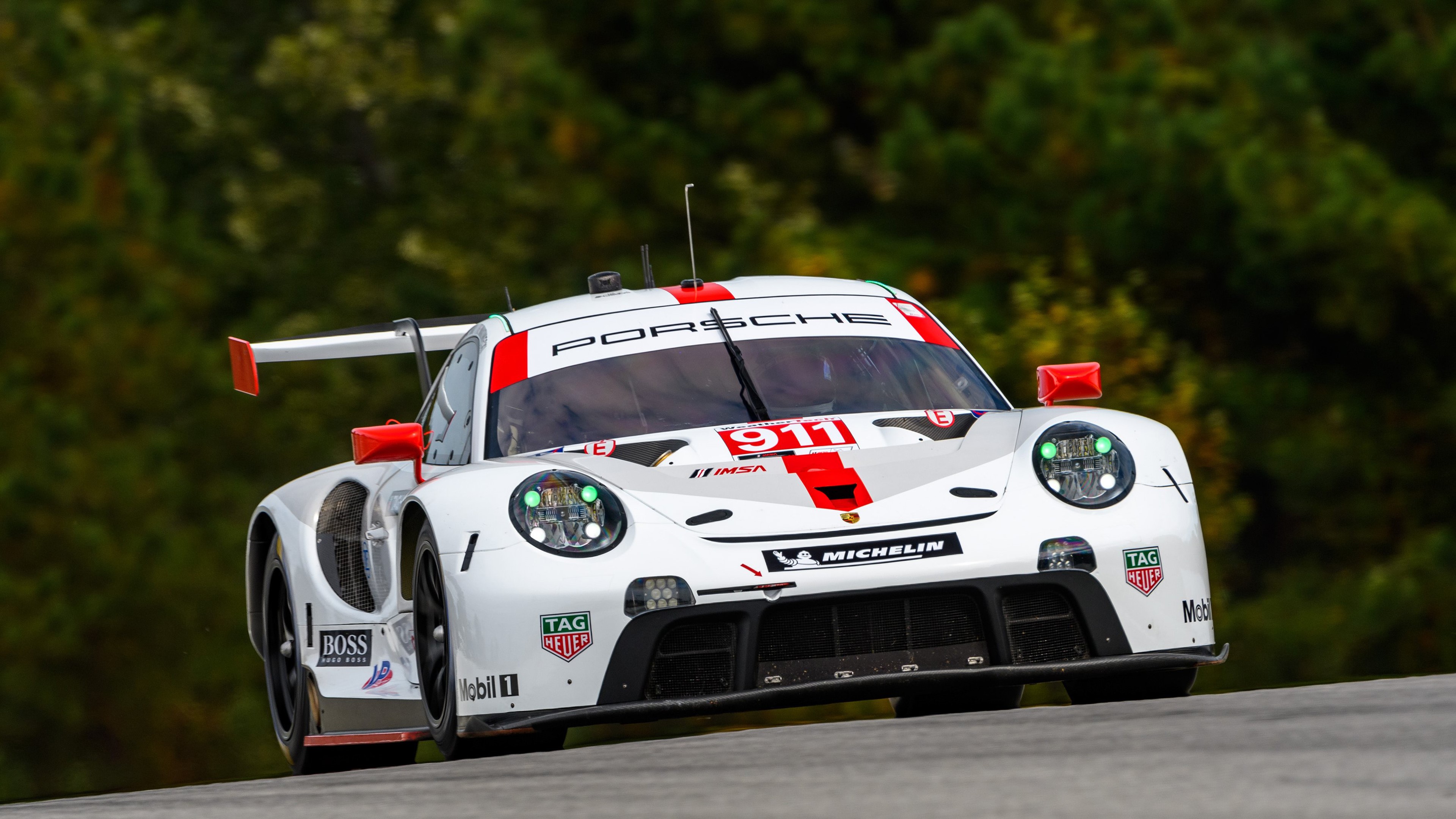 4K, Porsche, racing, car, Porsche 911 RSR HD Wallpaper