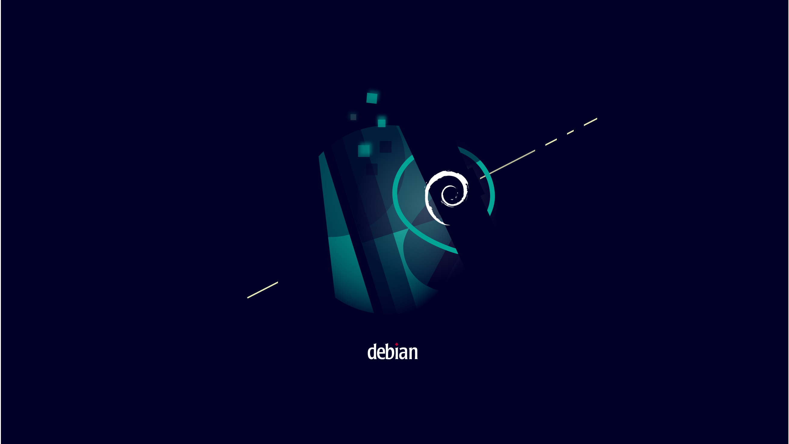 Linux, operating system, minimalism, Debian HD Wallpaper