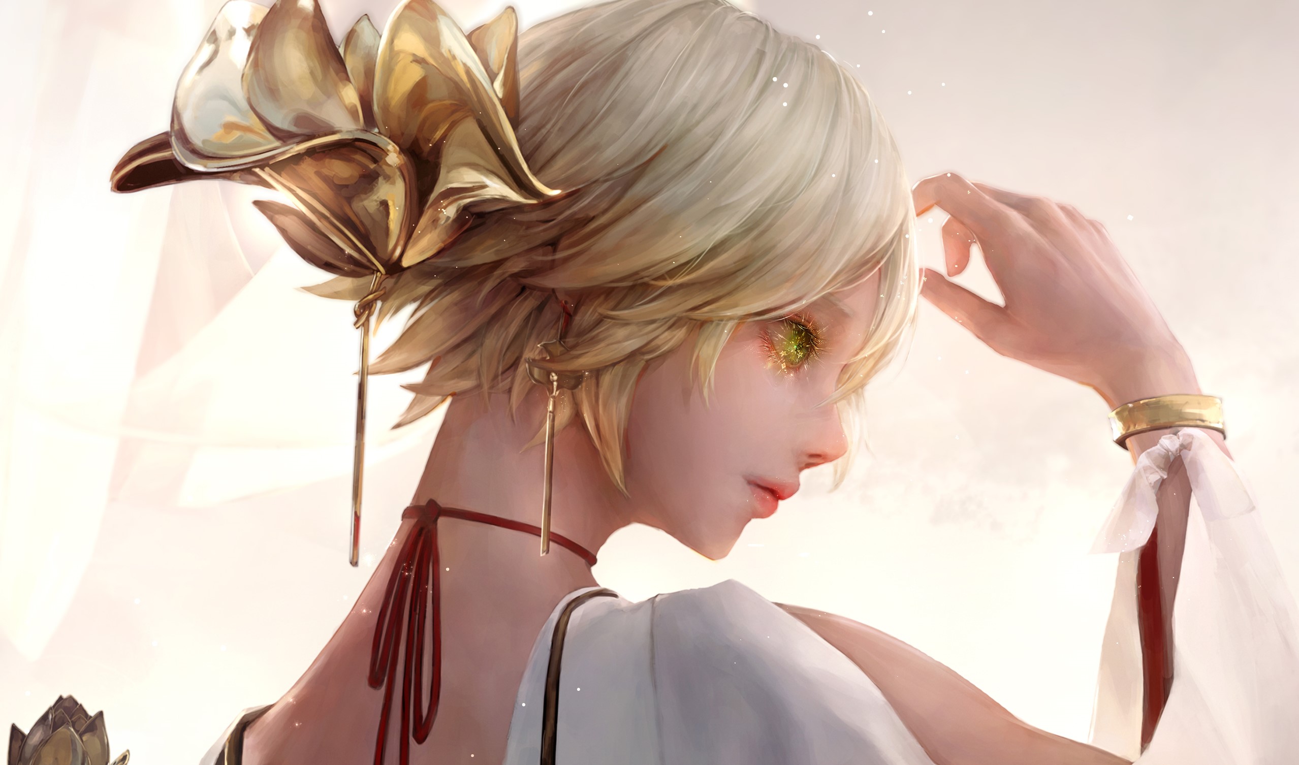 2D, anime girls, Pixiv, anime HD Wallpaper