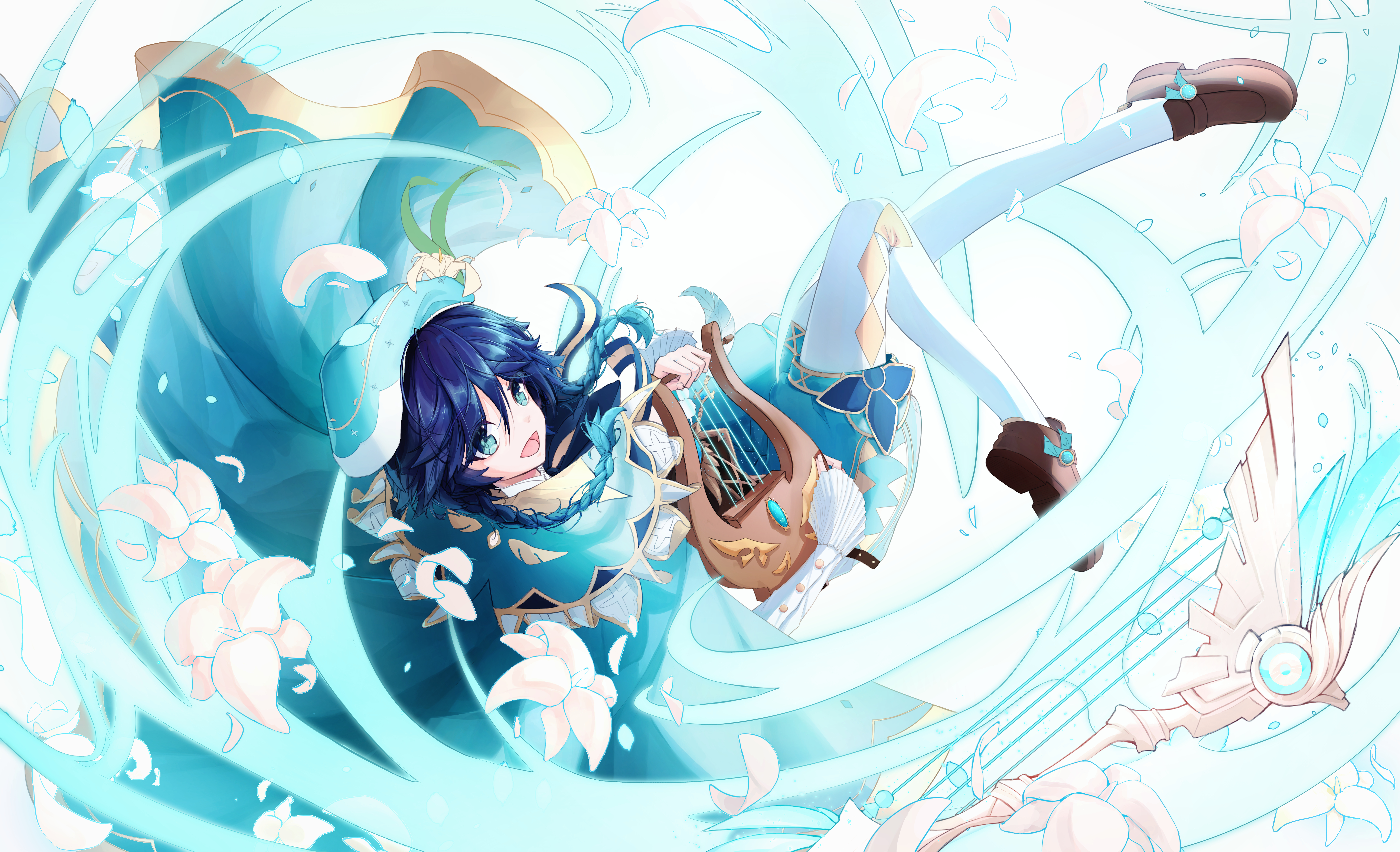 Venti from Genshin Impact in 4K HD Wallpaper
