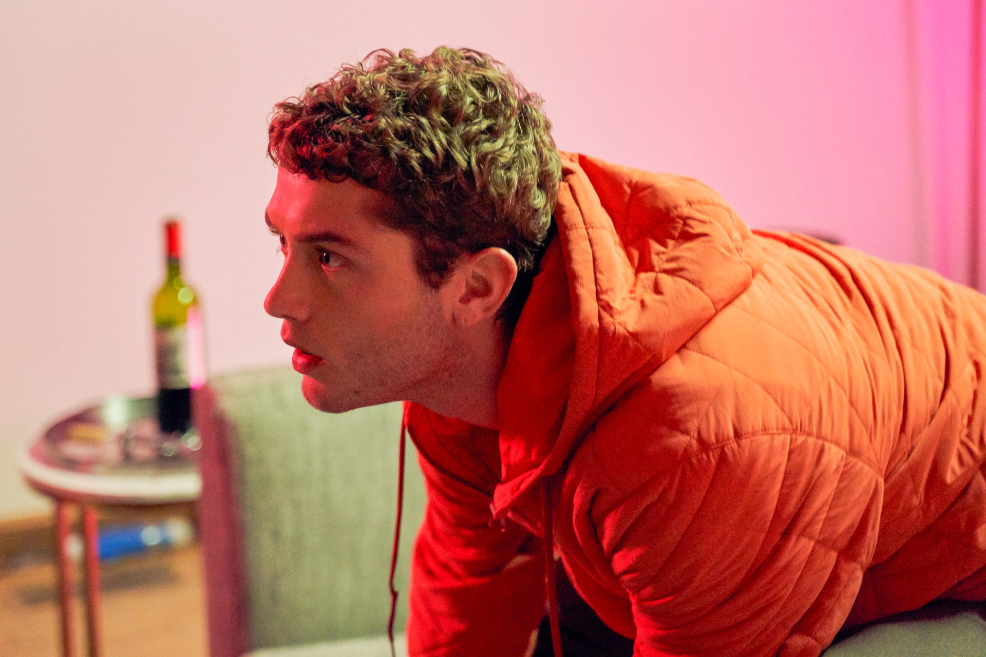 Raff Law in orange jacket HD Wallpaper