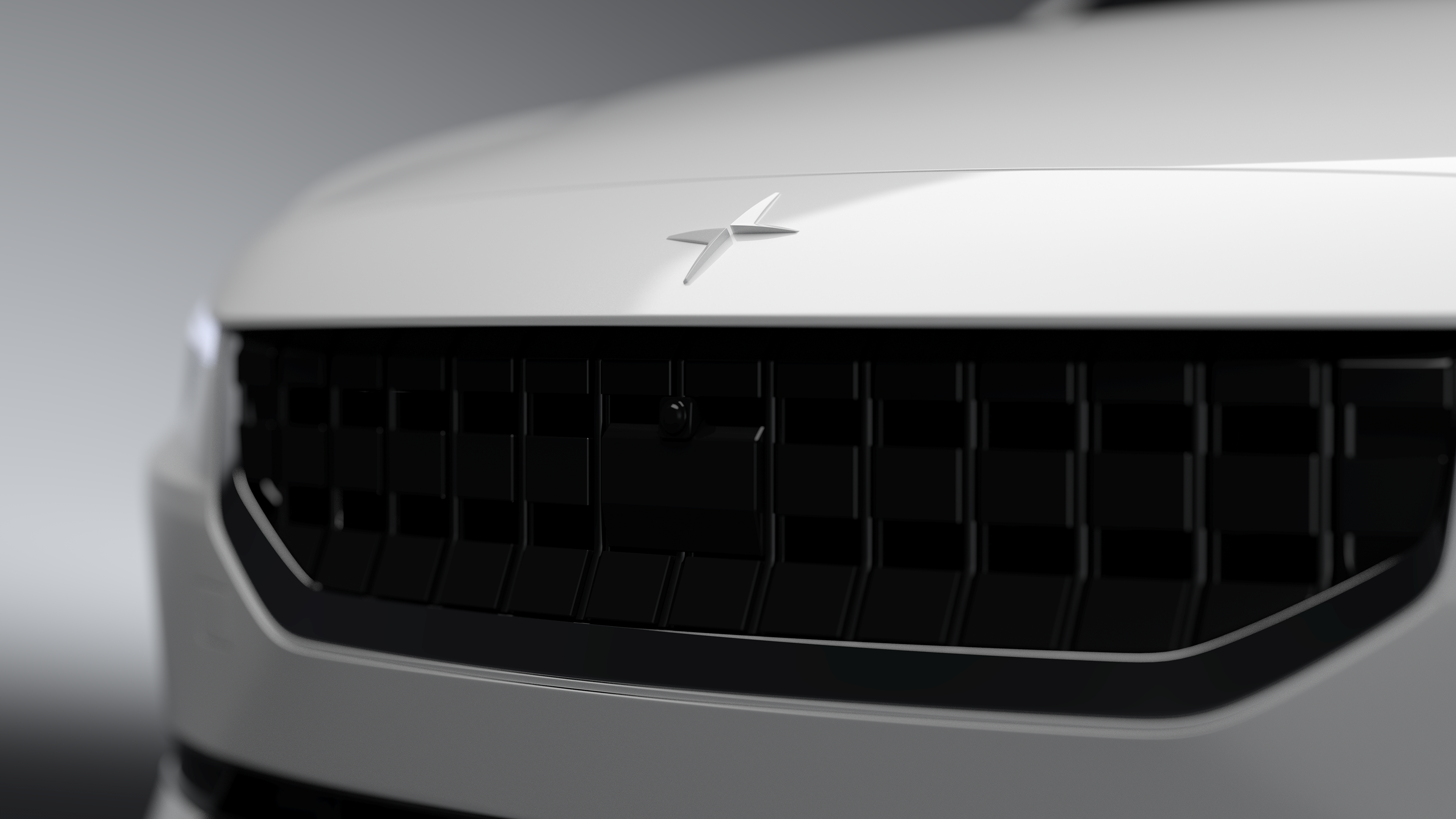 4K, digital art, automotive, CGI, Polestar, vred, car, render, Grille, Polestar 2, vehicle, Volvo, 3D visualization HD Wallpaper
