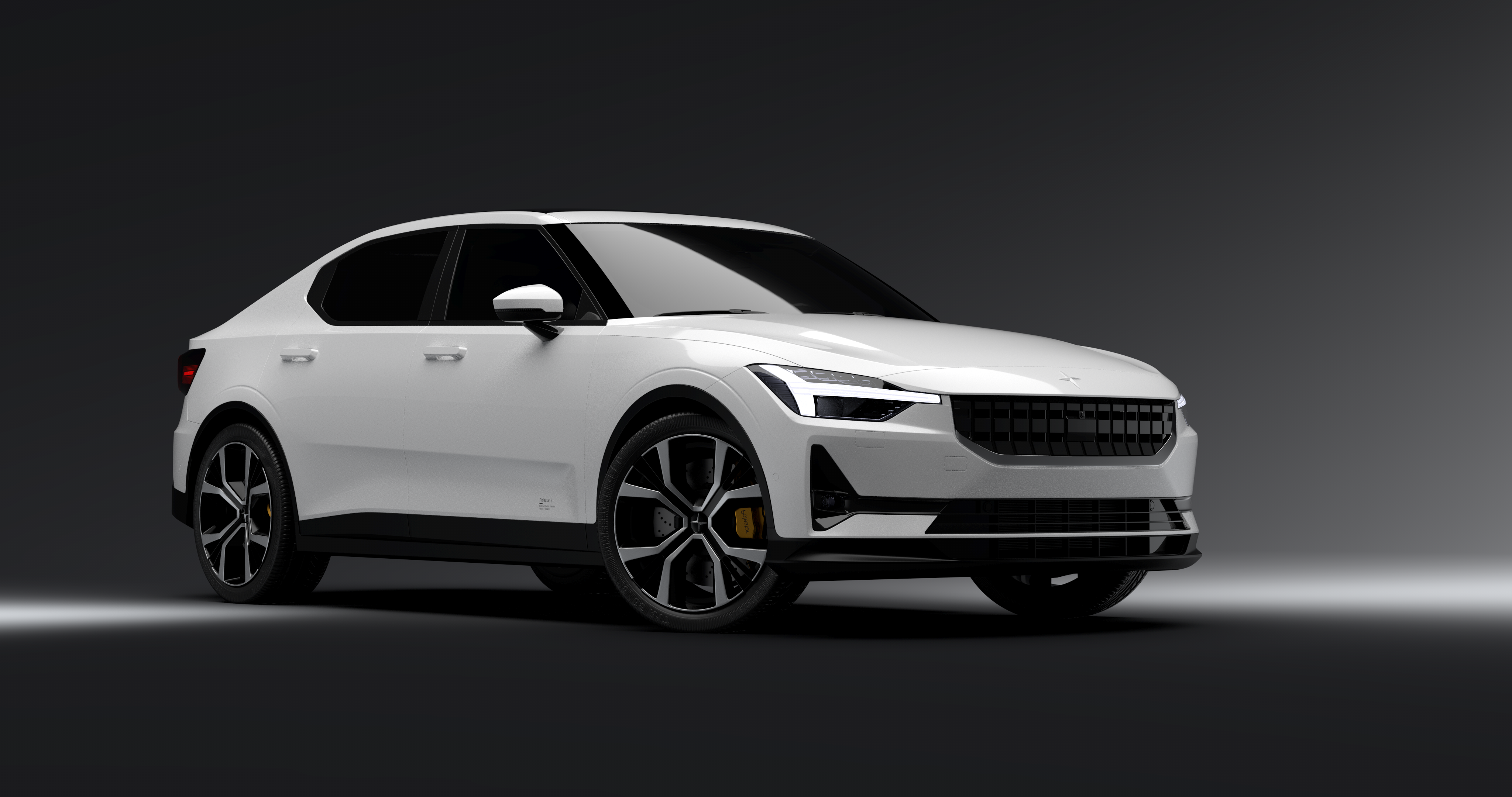 4K, Volvo, digital art, vehicle, Polestar, render, Polestar 2, car, automotive, CGI, vred, 3D visualization HD Wallpaper