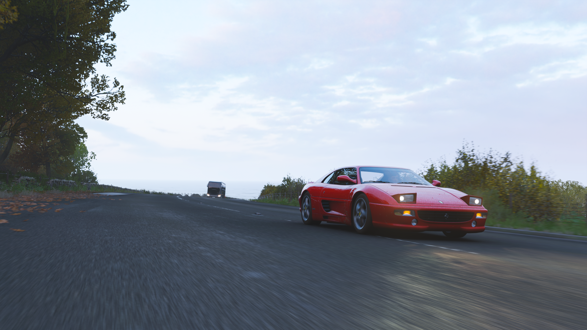 vehicle, Ferrari 355, red cars, video games, screen shot, Forza Horizon 4, car, Ferrari, racing HD Wallpaper