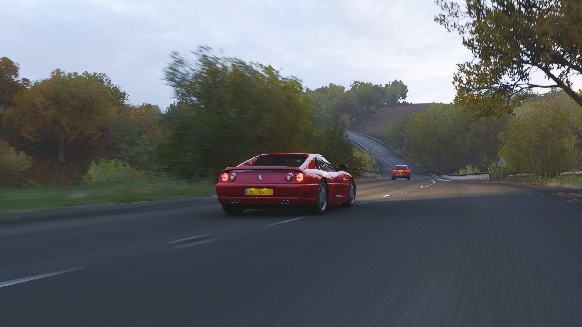 vehicle, video games, Ferrari 355, car, Ferrari, Forza Horizon 4, red cars HD Wallpaper