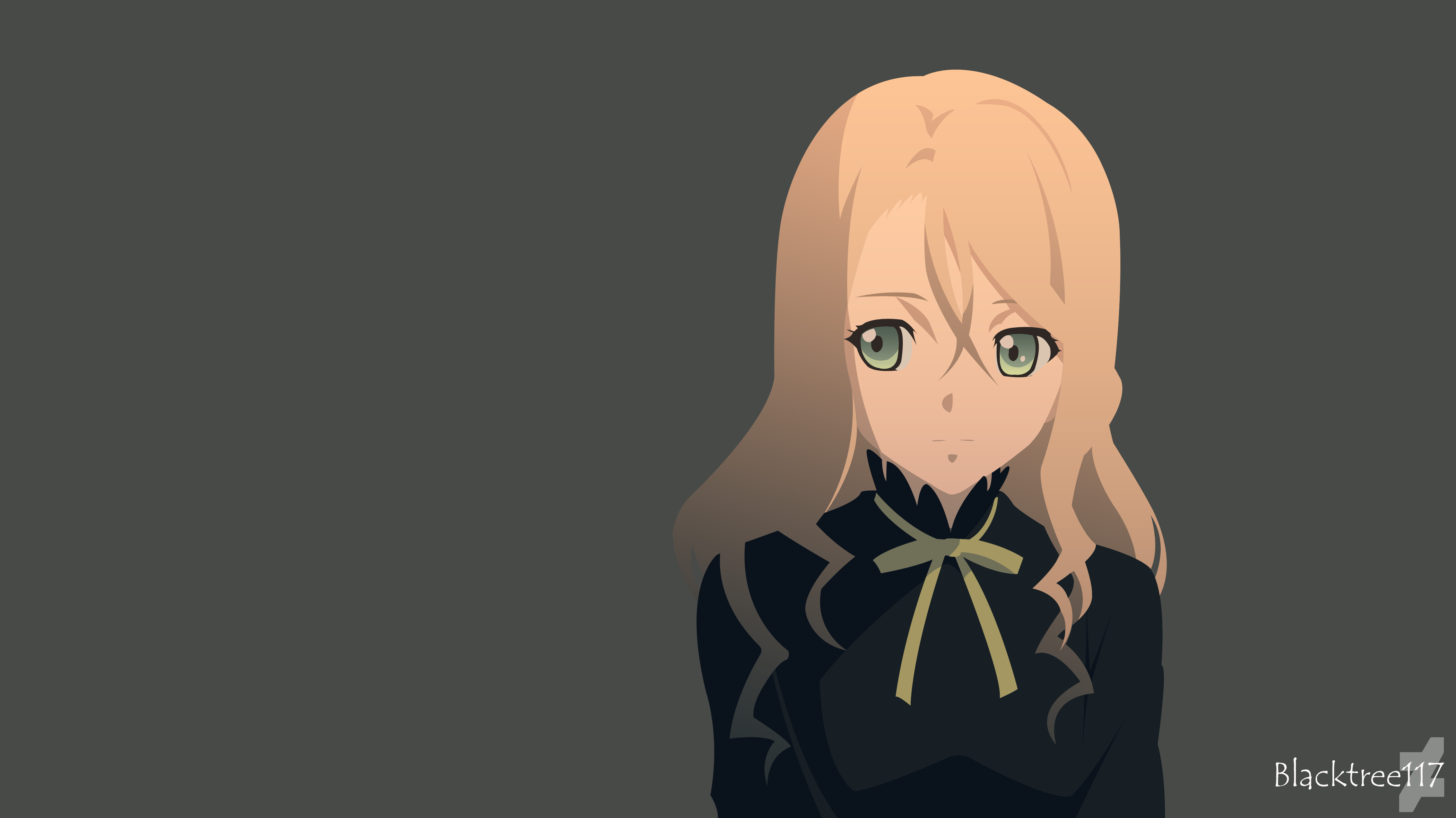 4K, face, simple background, anime girls, anime, Tales of Zestiria, blonde HD Wallpaper
